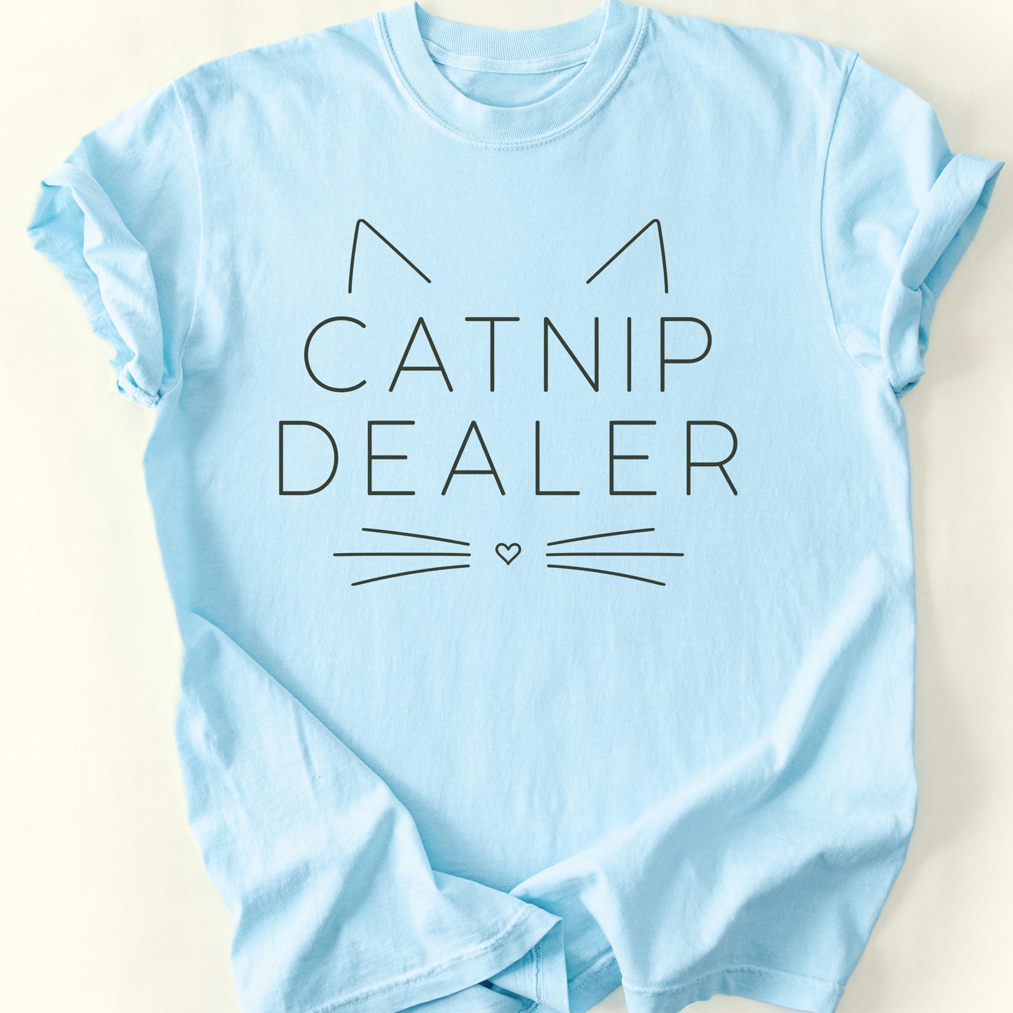 Catnip Dealer T-Shirt — Chambray