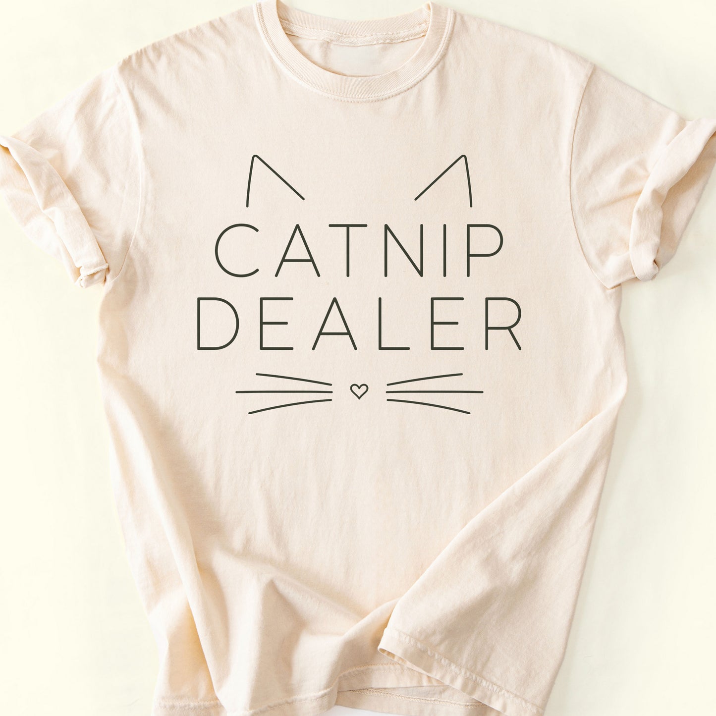 Catnip Dealer T-Shirt — Ivory
