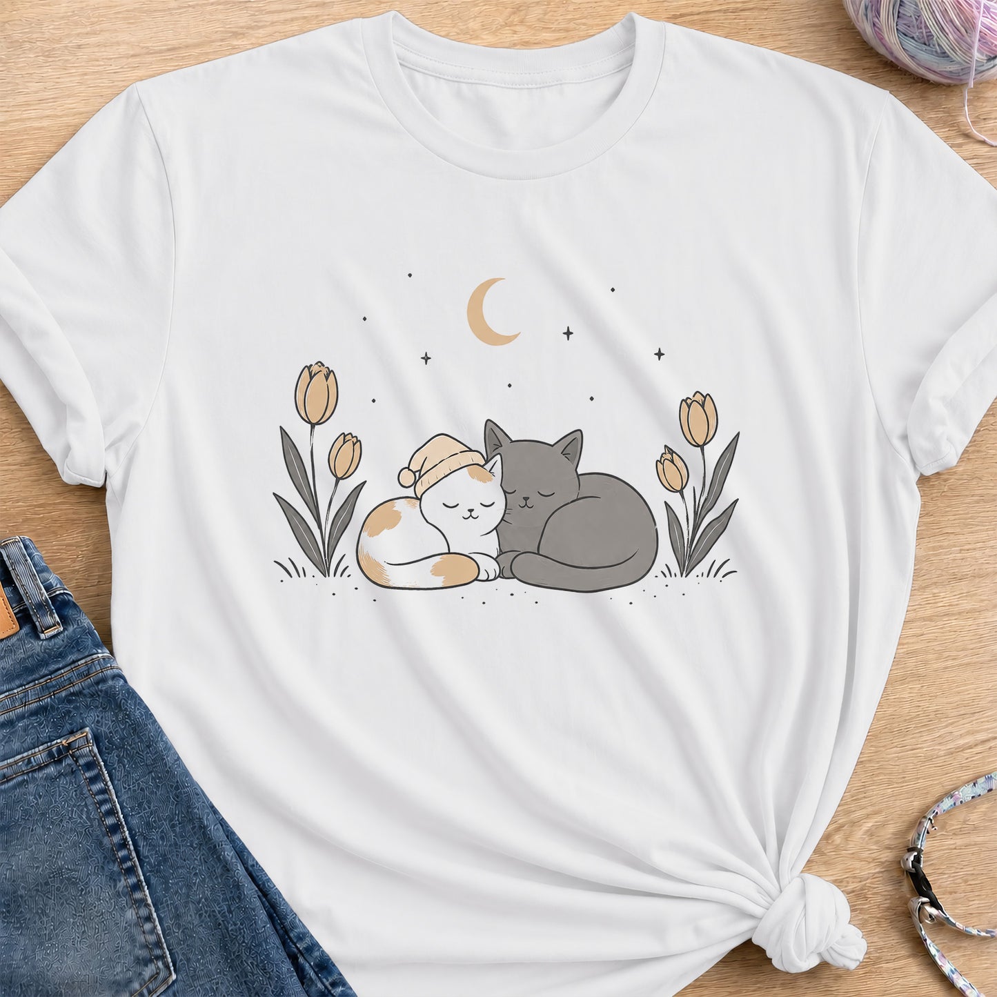 Tulip Nap T-Shirt — White