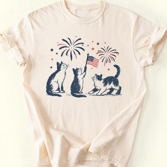 July 4th T-Shirt — Ivory