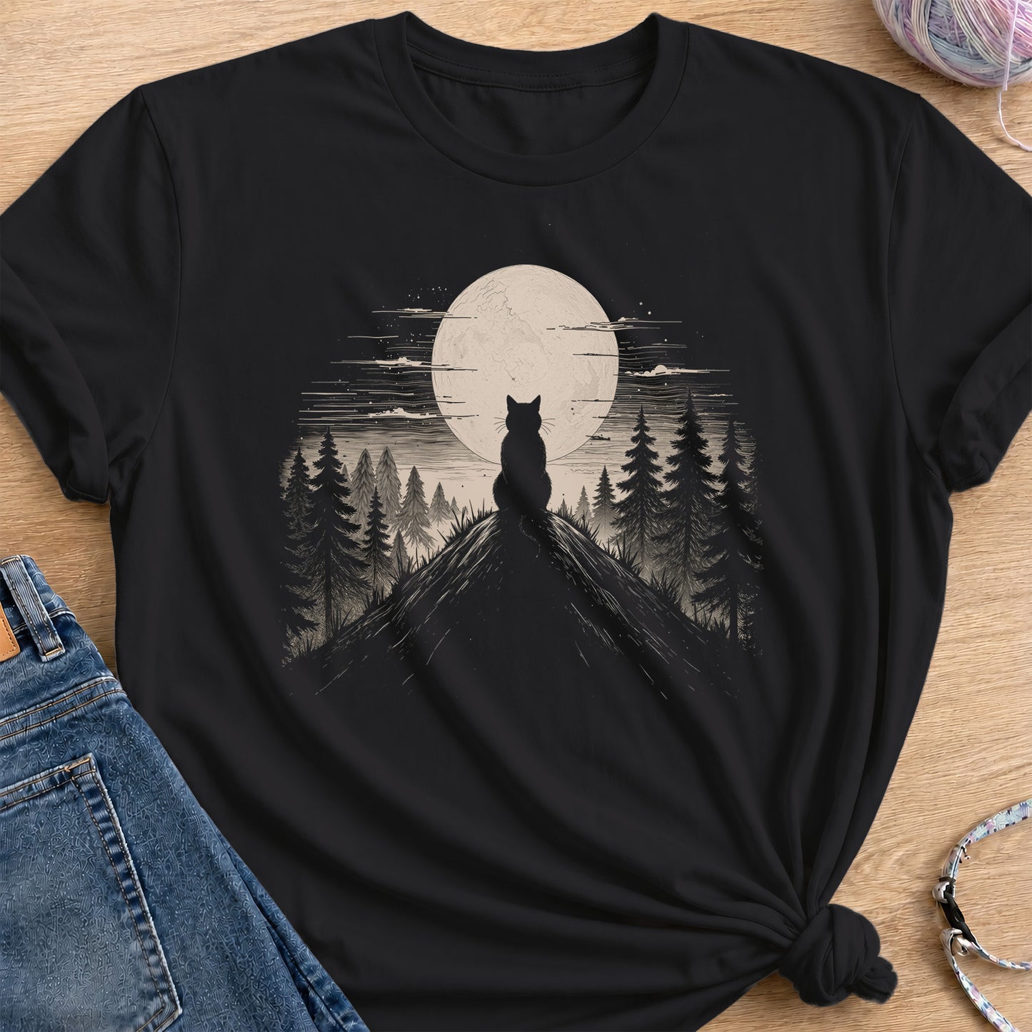 Stillness T-Shirt — Black