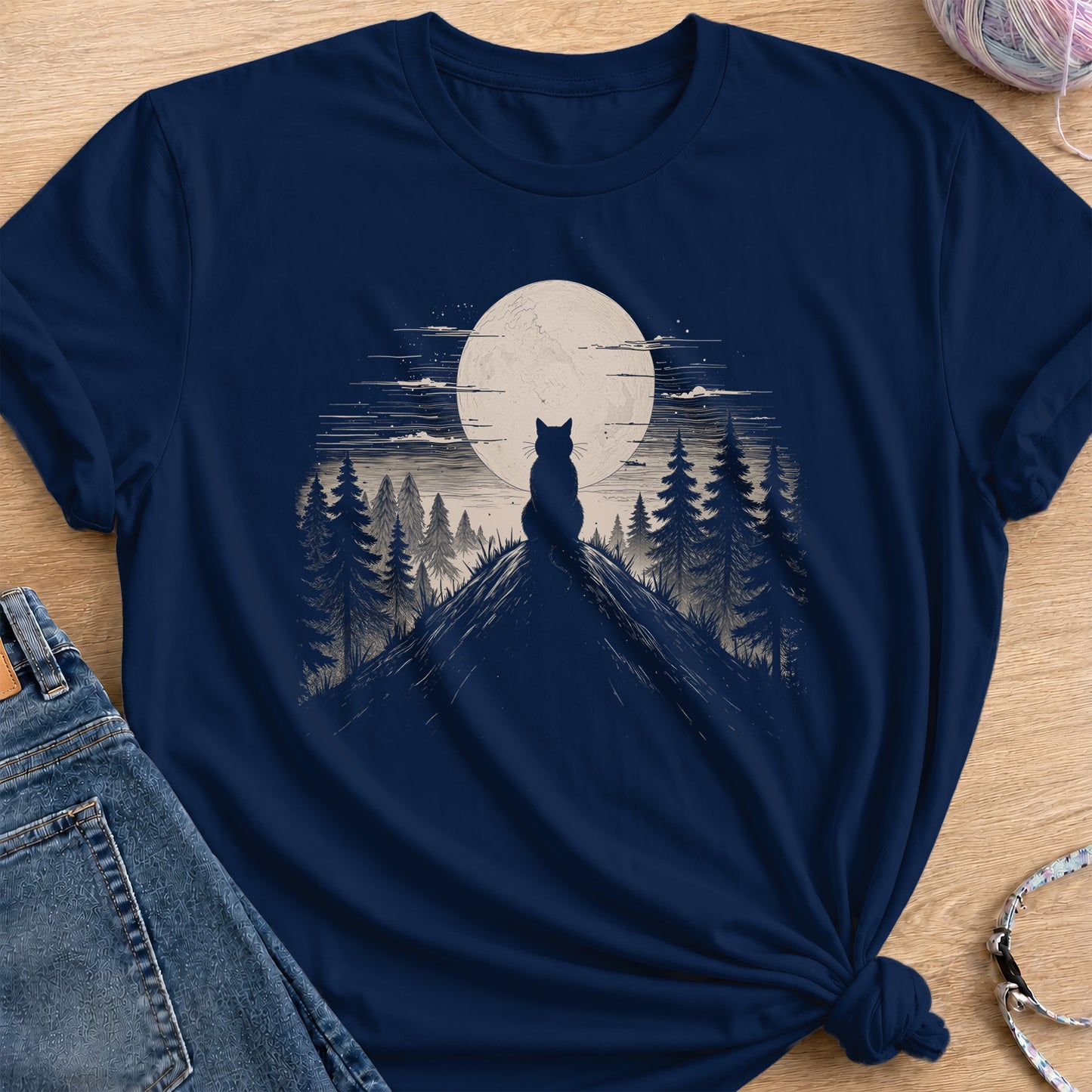 Stillness T-Shirt — Navy
