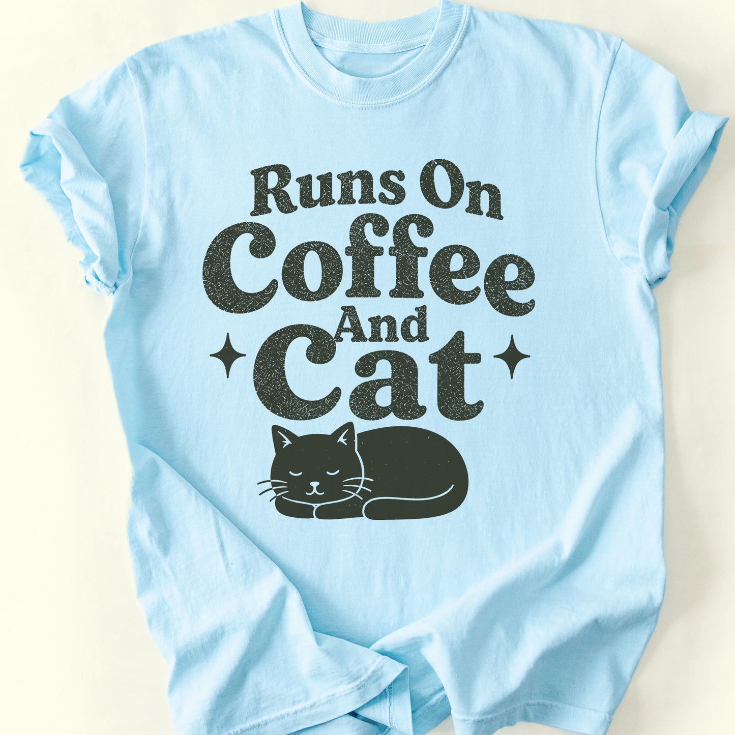 Coffee Fuel T-Shirt — Chambray
