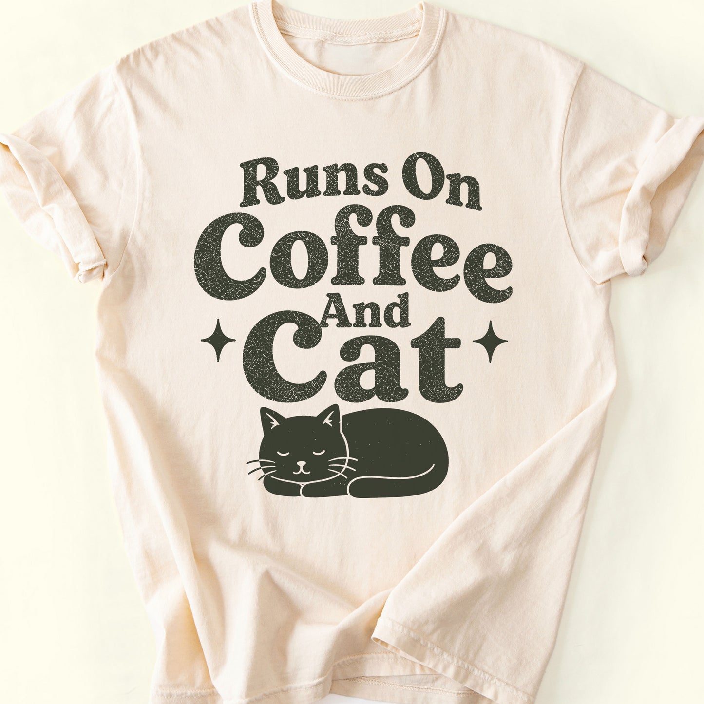 Coffee Fuel T-Shirt — Ivory