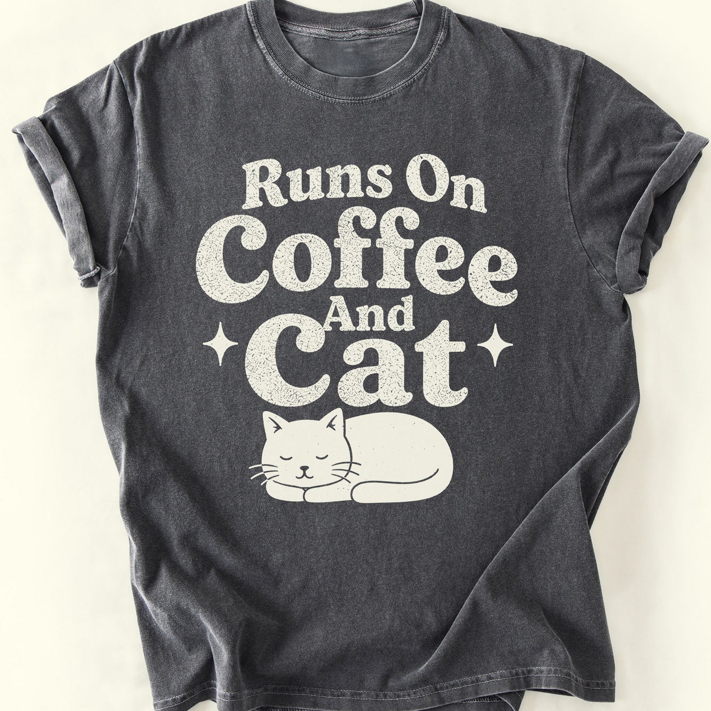 Coffee Fuel T-Shirt — Pepper