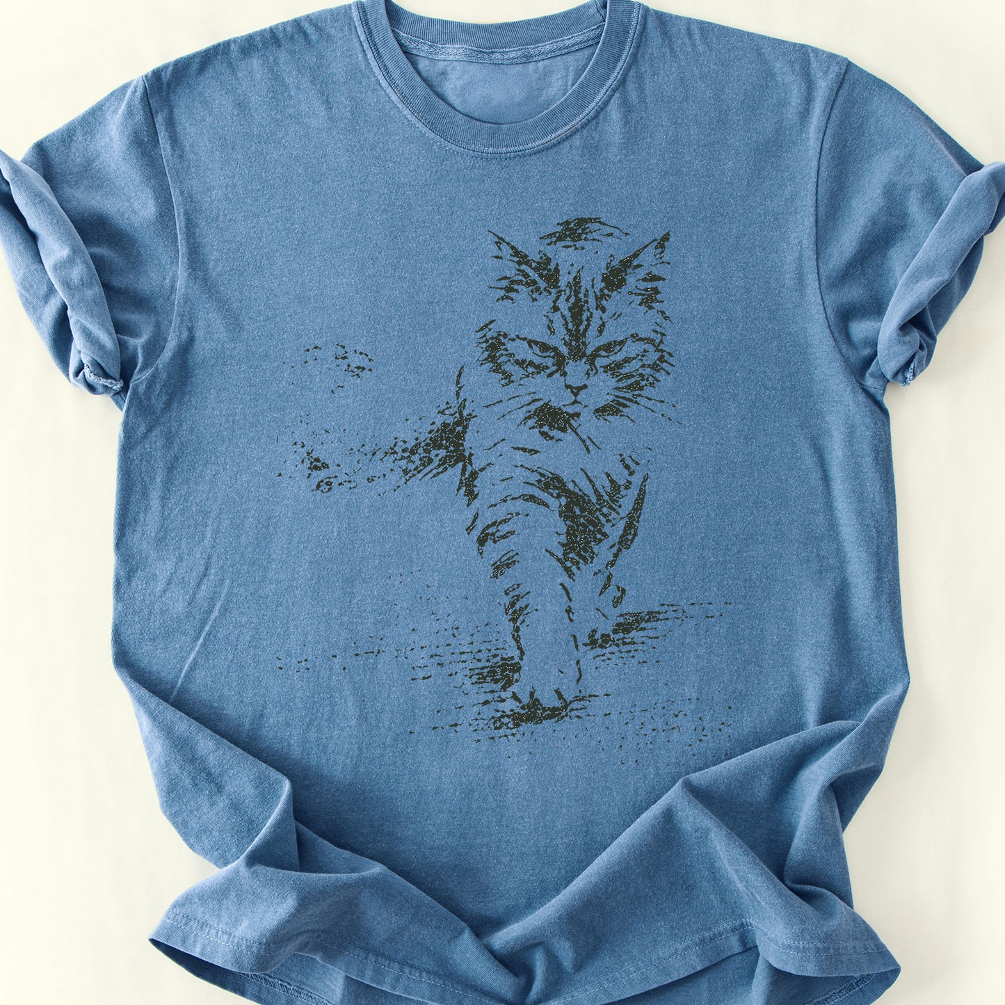 Soft Steps T-Shirt — Blue Jean