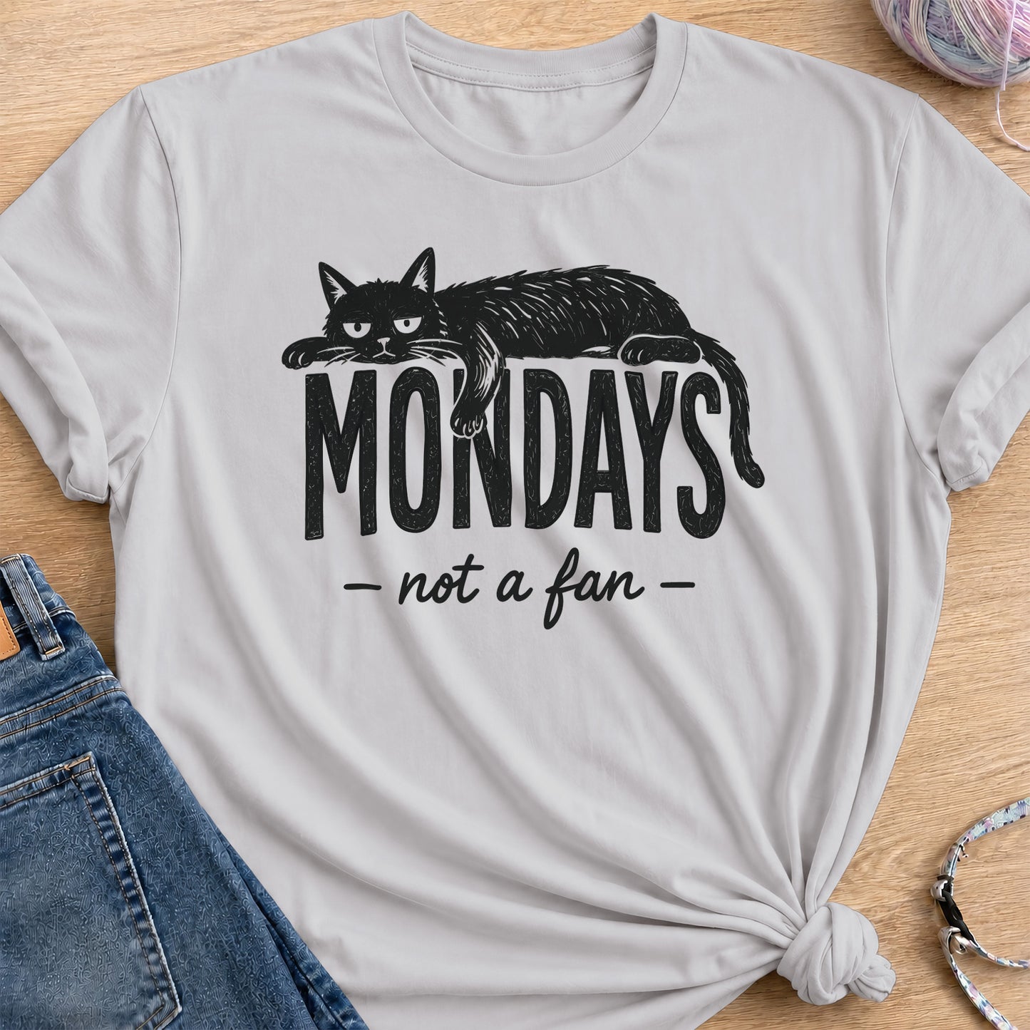 Not A Fan T-Shirt — Ice Grey