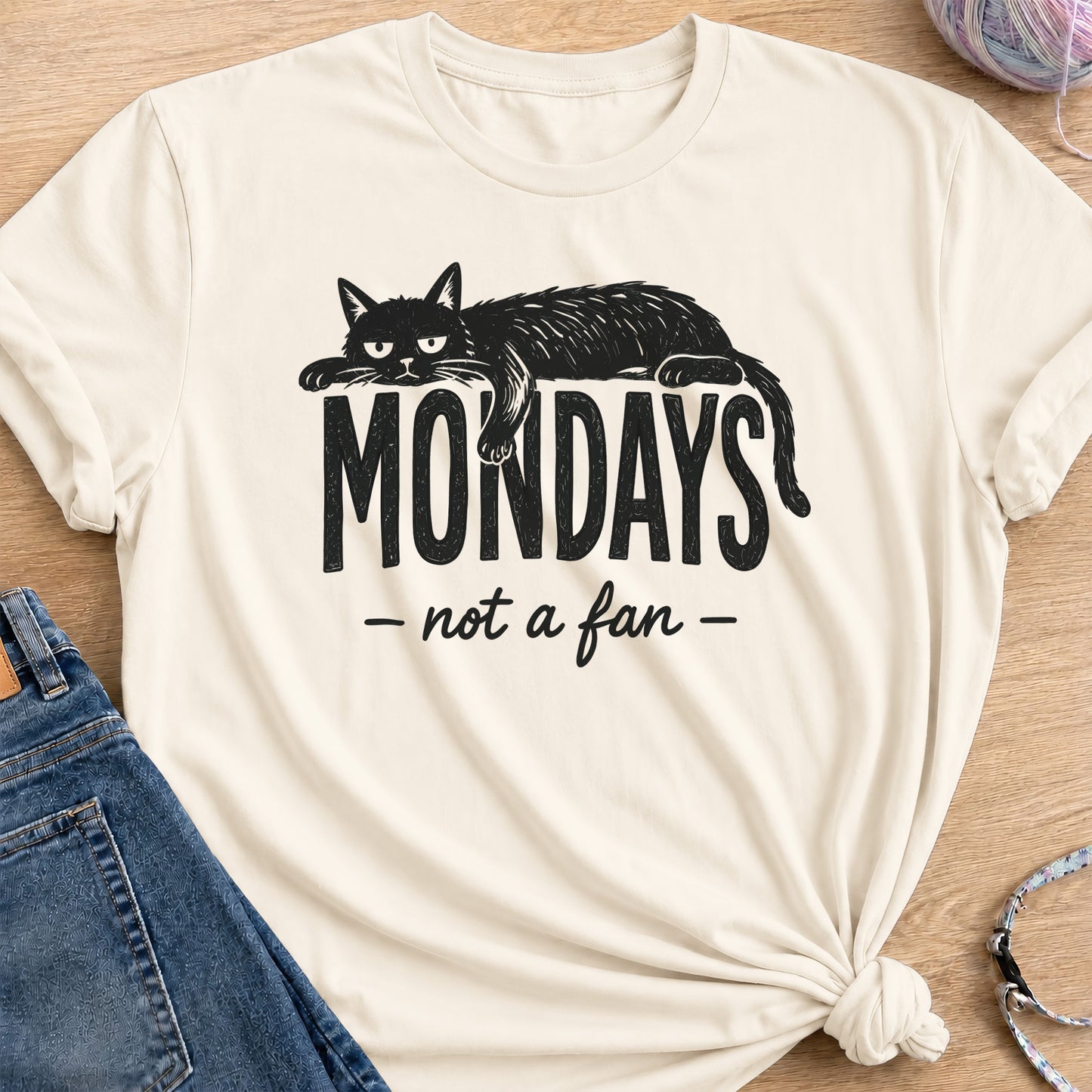 Not A Fan T-Shirt — Natural
