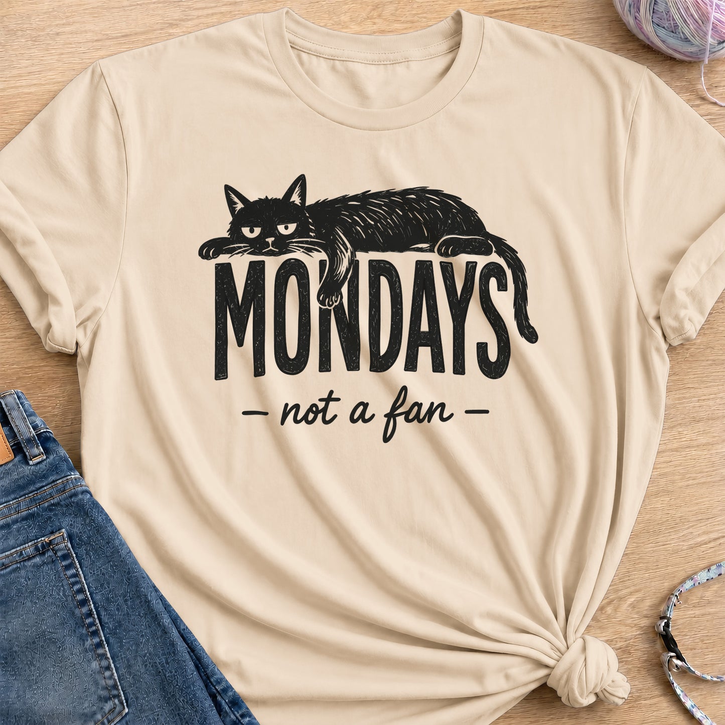 Not A Fan T-Shirt — Sand