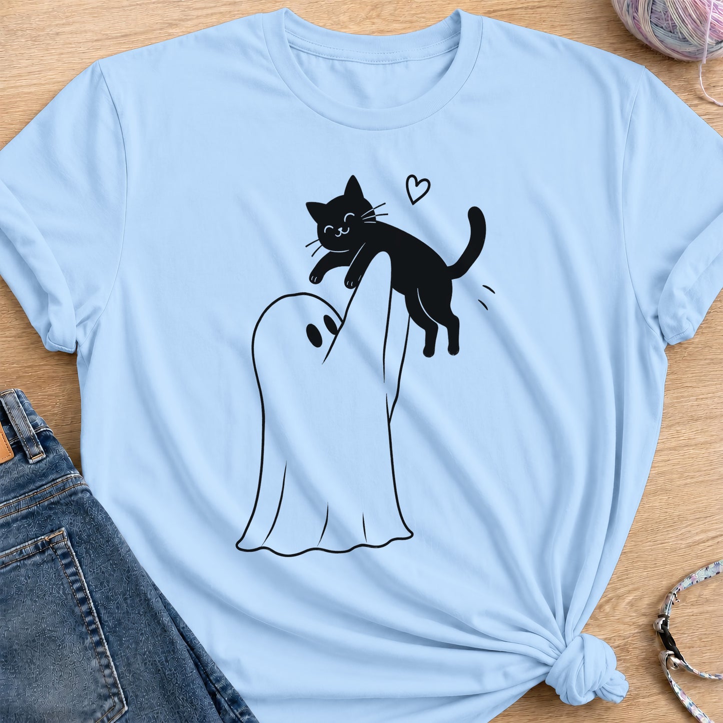 Not Alone T-Shirt — Light Blue