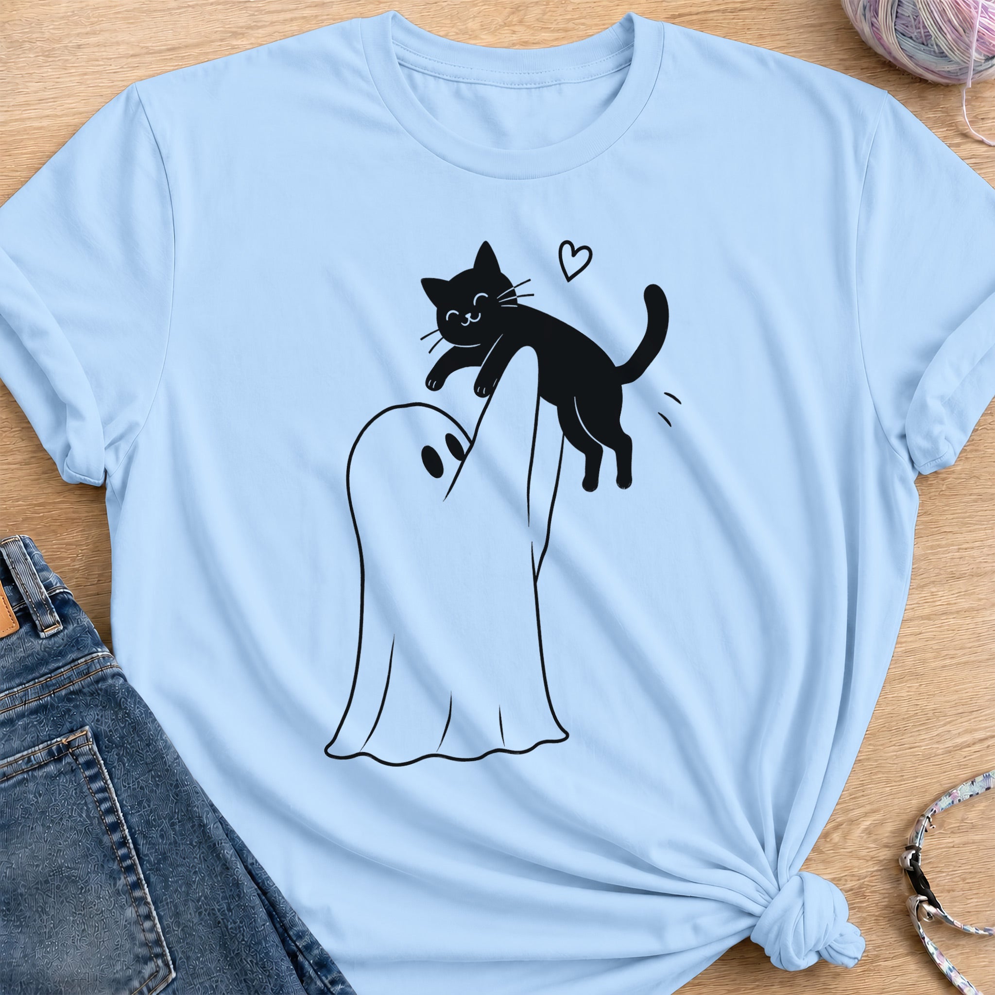 Not Alone T-Shirt — Light Blue