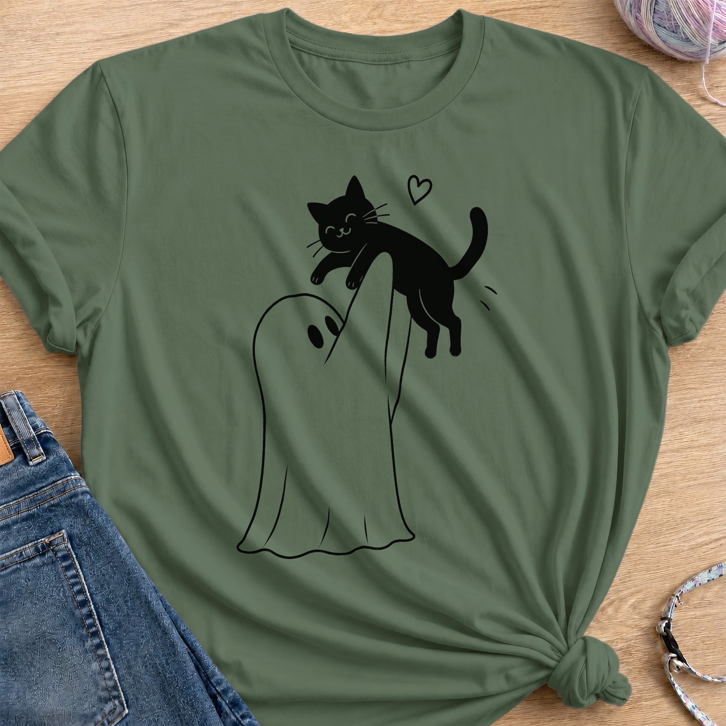 Not Alone T-Shirt — Military Green
