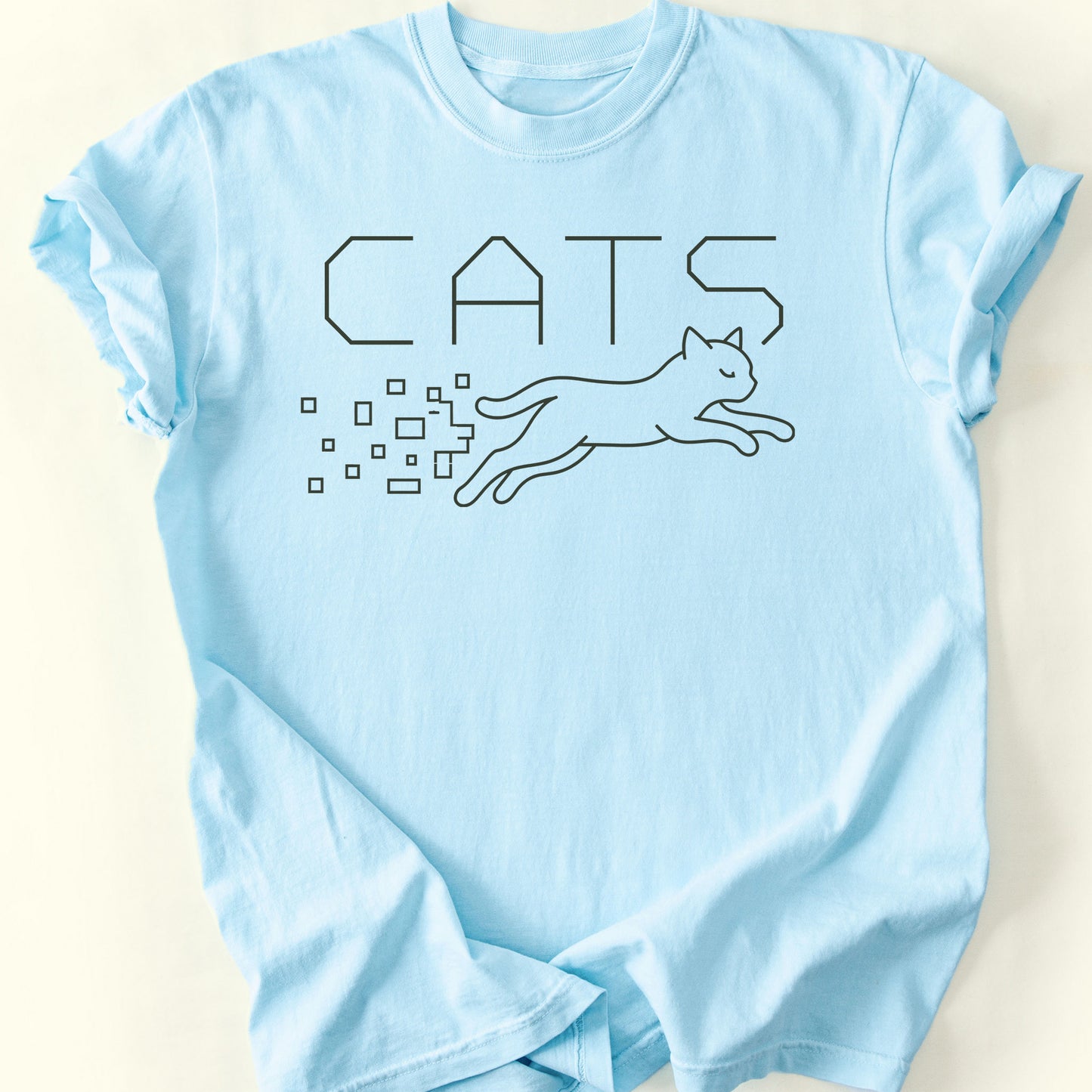 Pixel Leap T-Shirt — Chambray