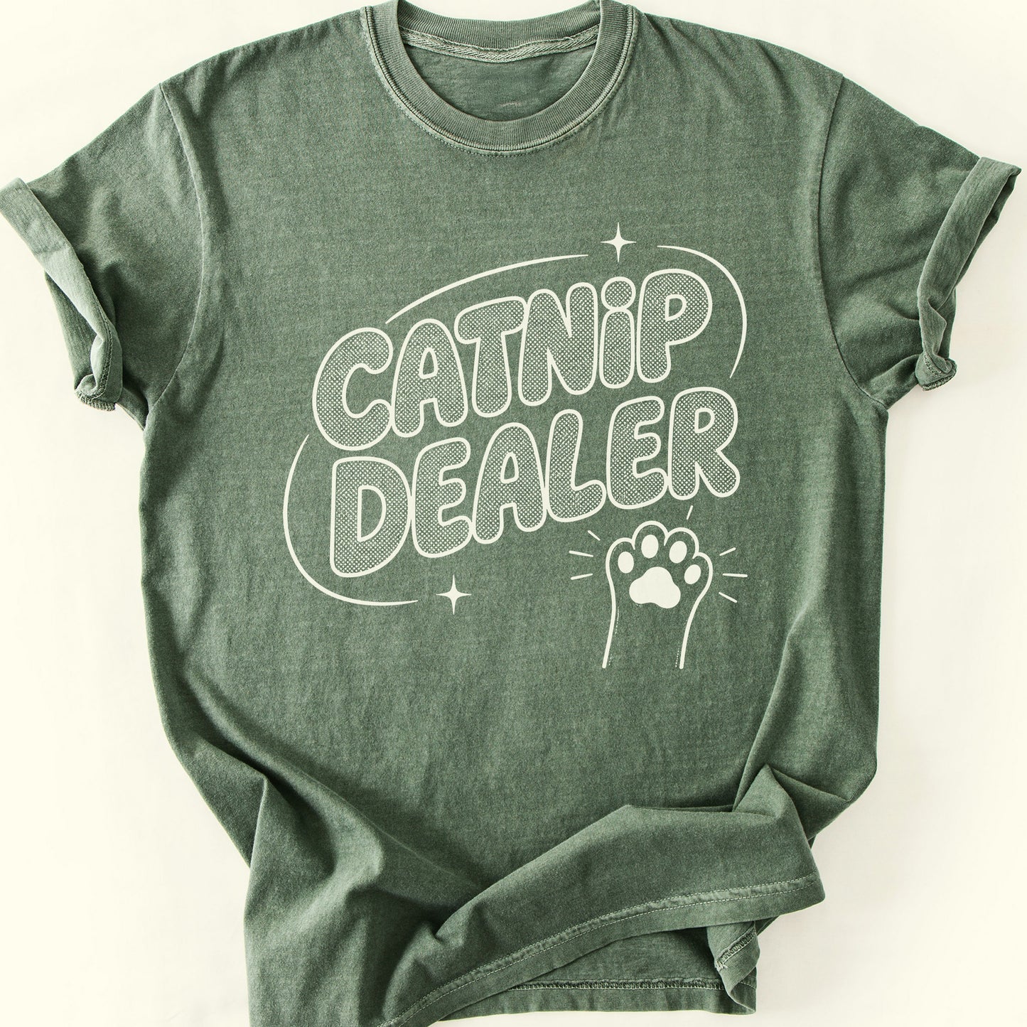 Catnip Dealer II T-Shirt — Moss