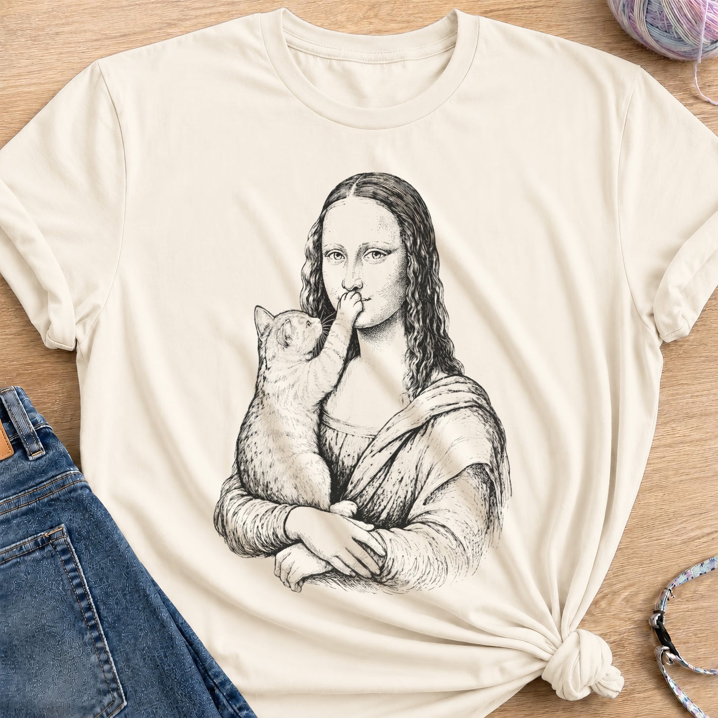 Mona Lisa T-Shirt — Natural