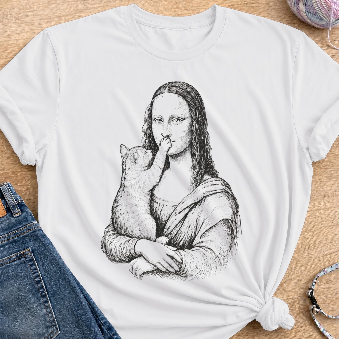 Mona Lisa T-Shirt — White