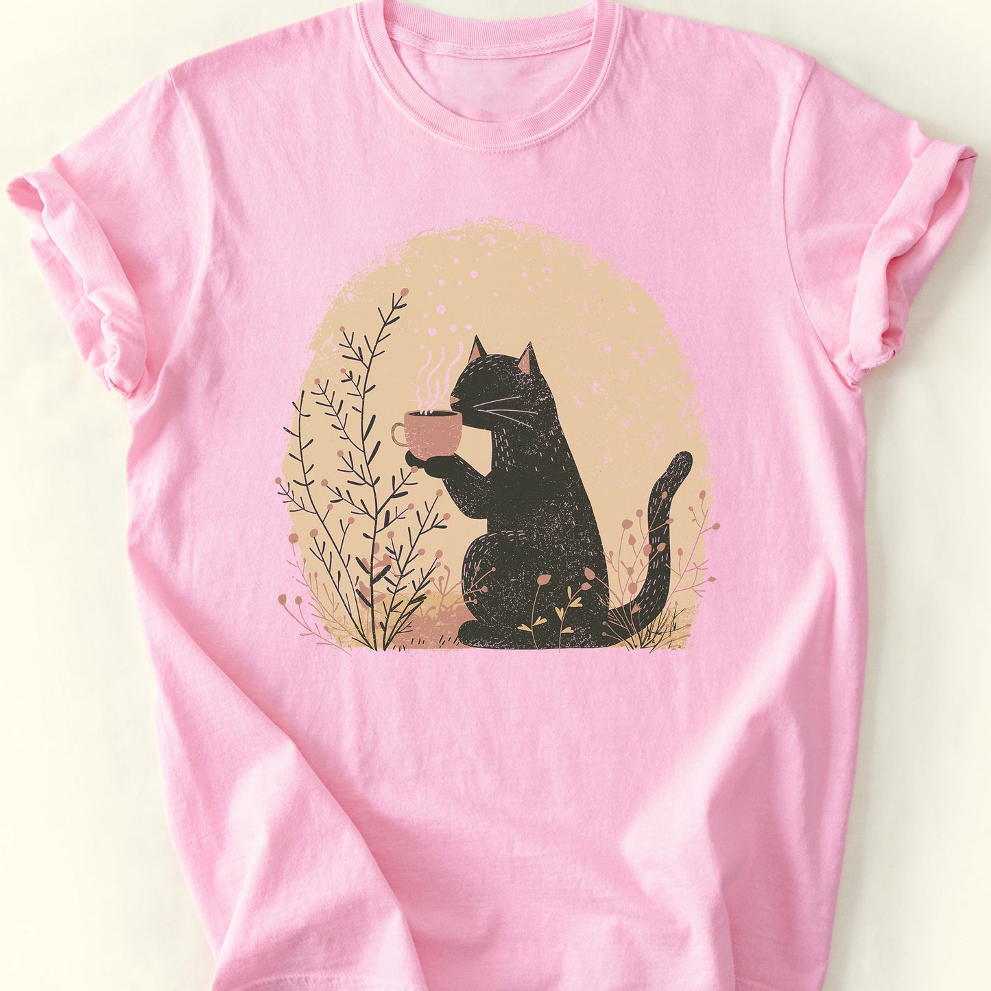 Morning Sip T-Shirt — Blossom