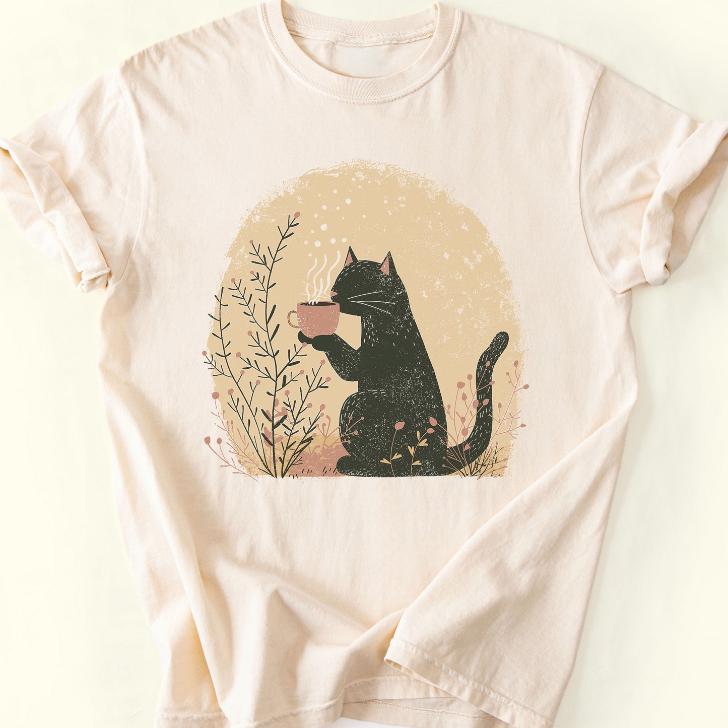 Morning Sip T-Shirt — Ivory