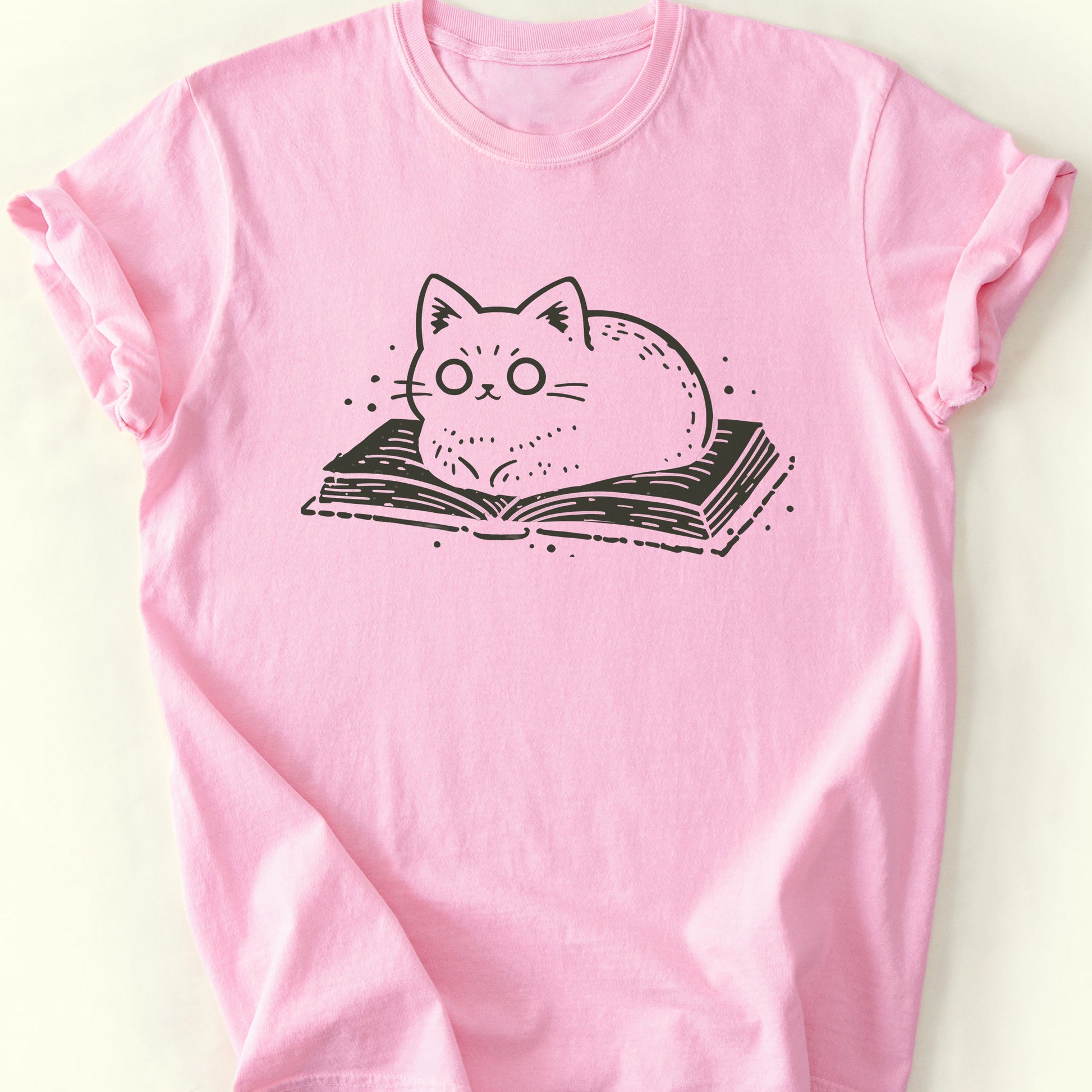 Cats and Books T-Shirt — Blossom