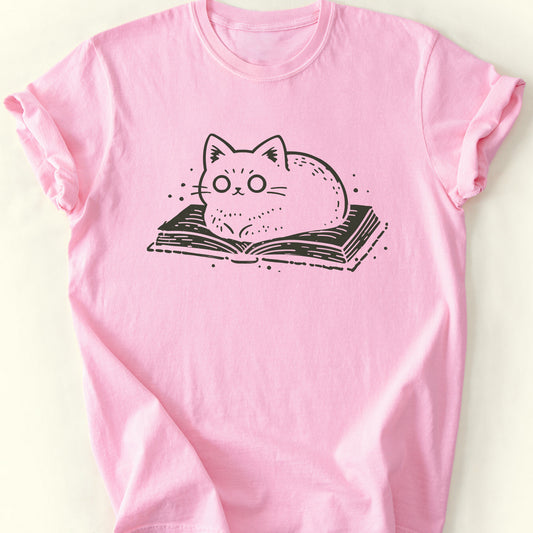 Cats and Books T-Shirt — Blossom