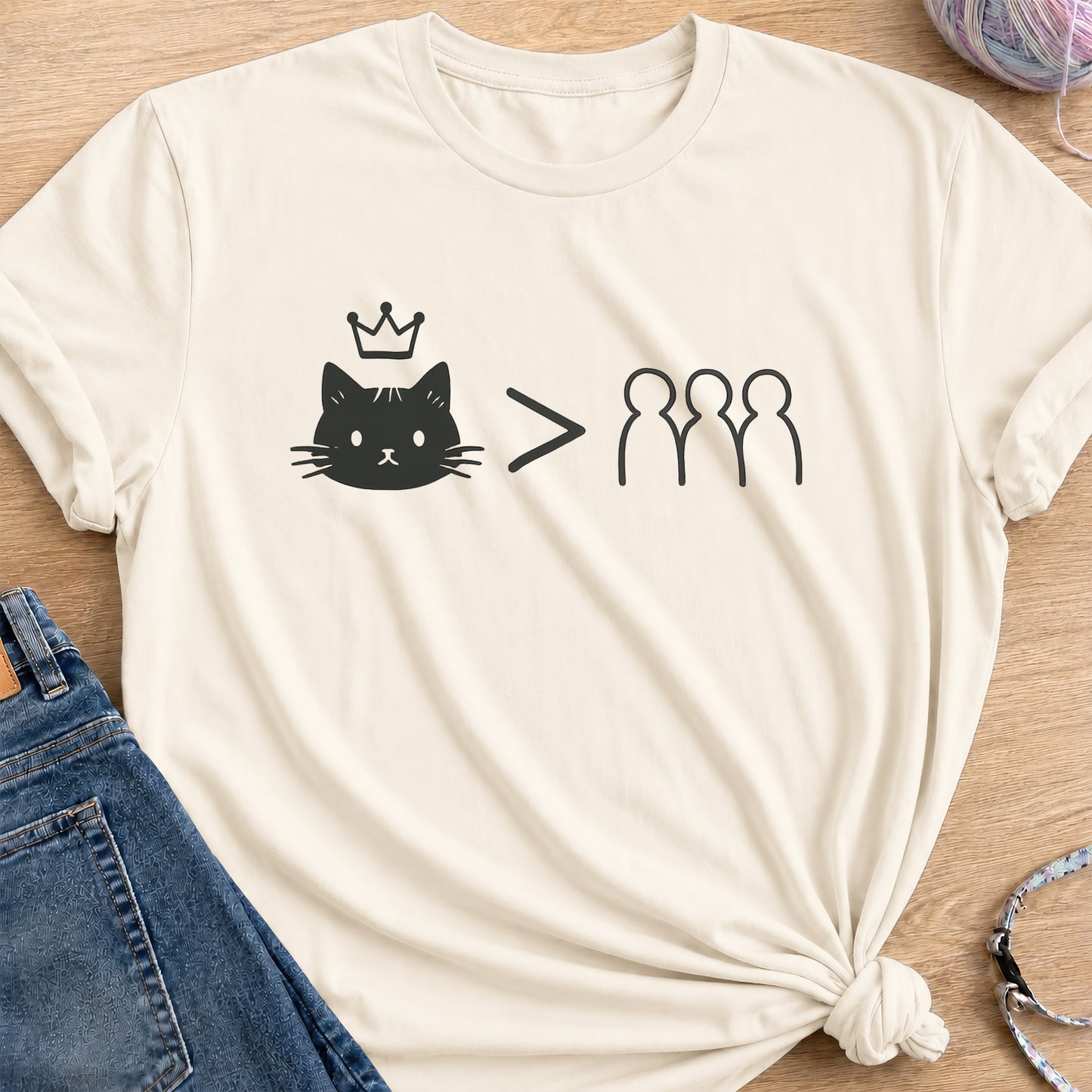 Priorities T-Shirt — Natural