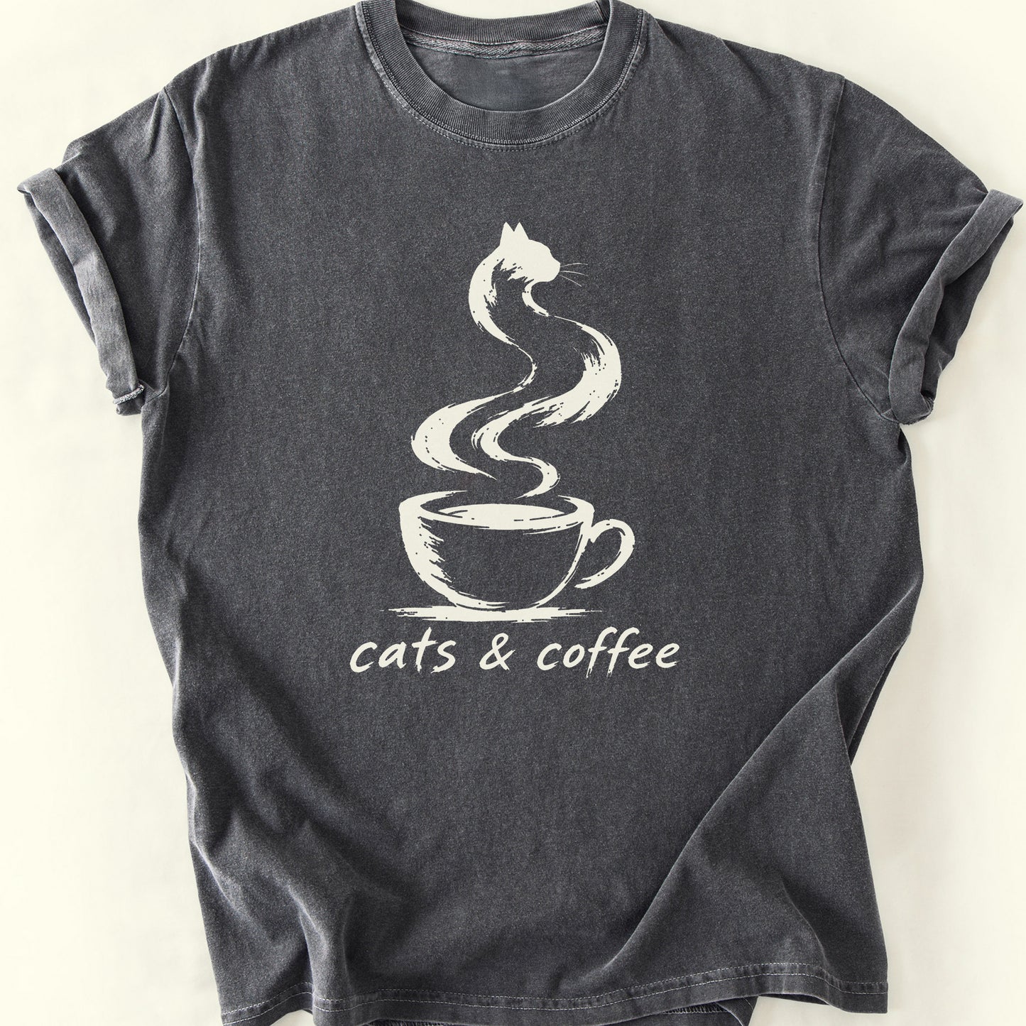 Coffee Steam T-Shirt — Pepper