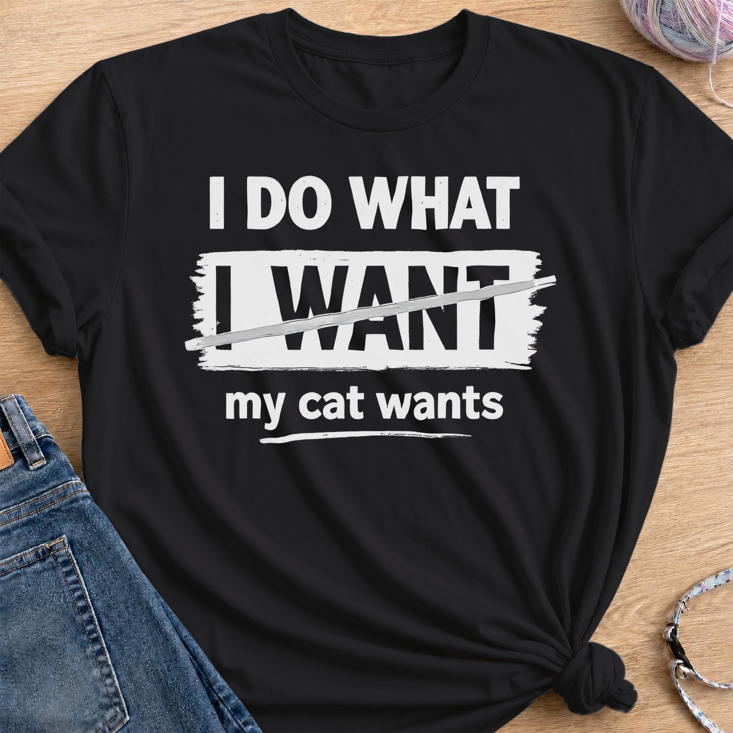 I Do What I Want T-Shirt — Black