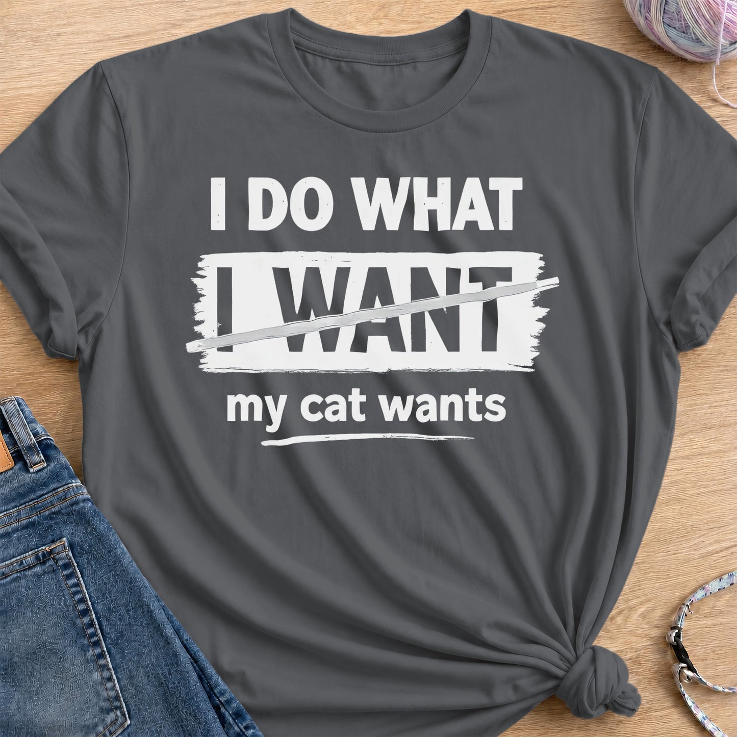 I Do What I Want T-Shirt — Charcoal