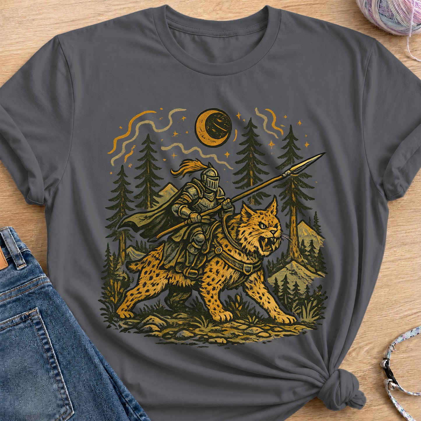 Knight T-Shirt — Charcoal
