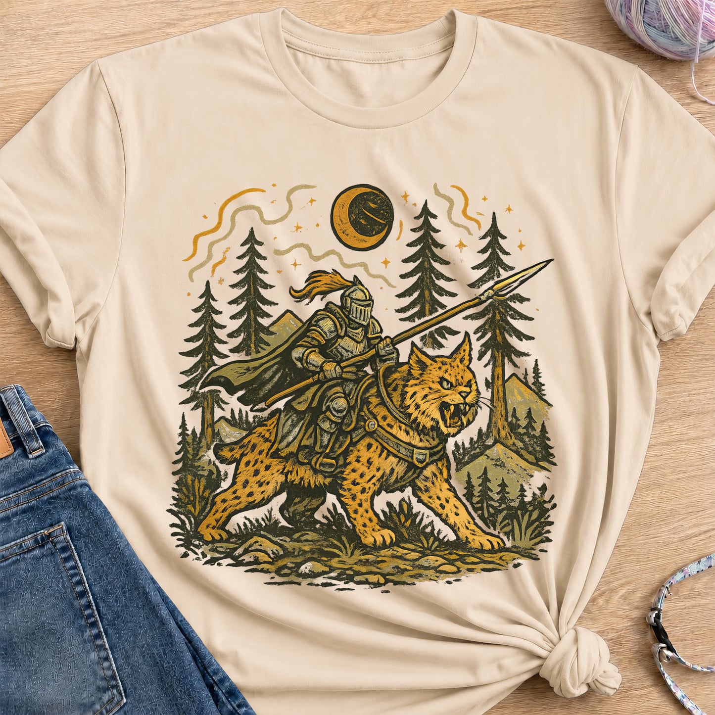 Knight T-Shirt — Sand