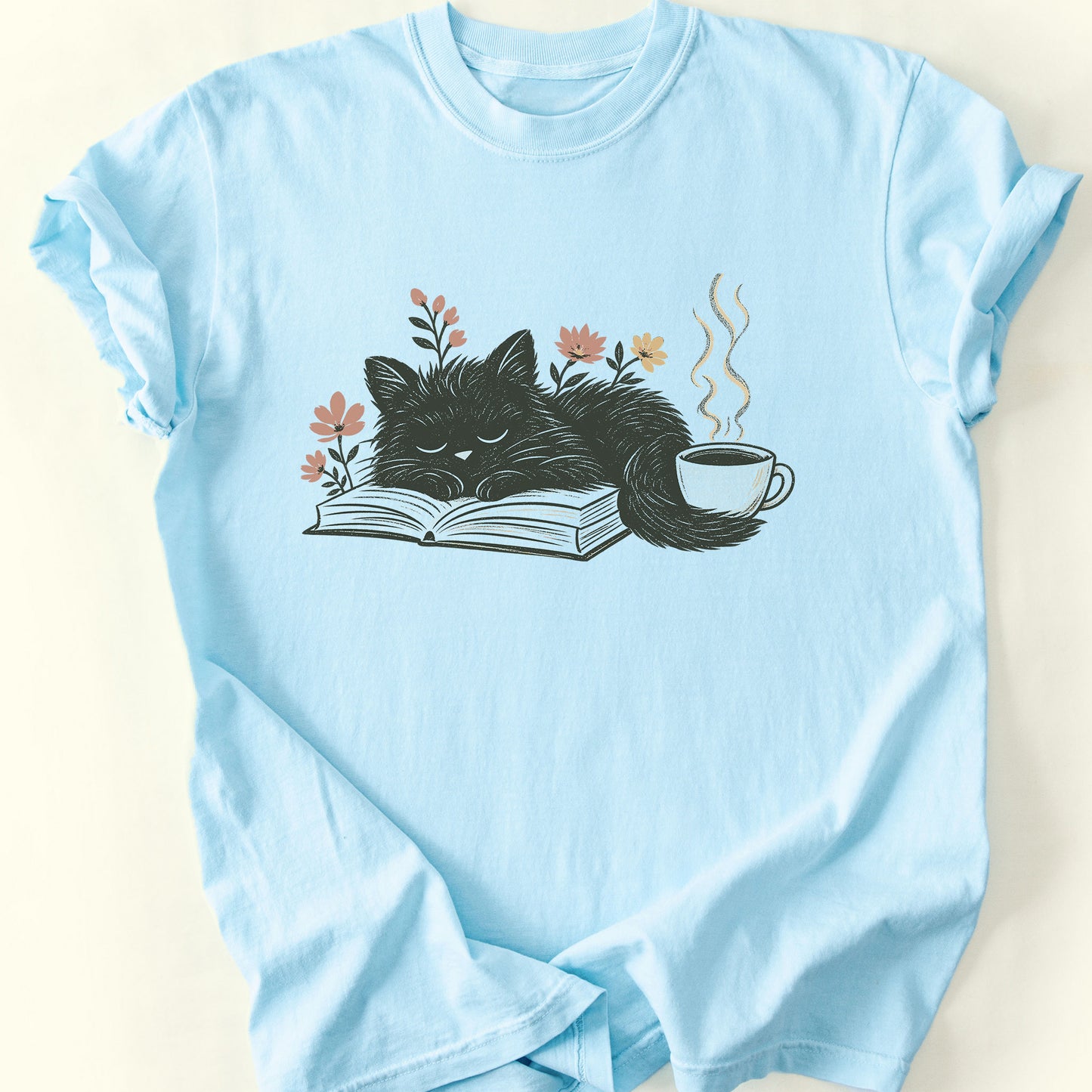 Reading Break T-Shirt — Chambray