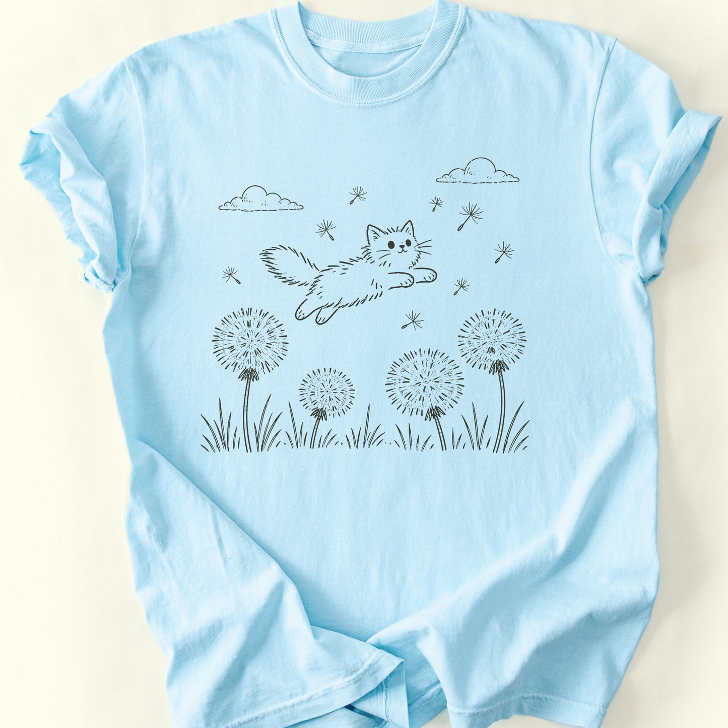 Dandelion Dream T-Shirt — Chambray