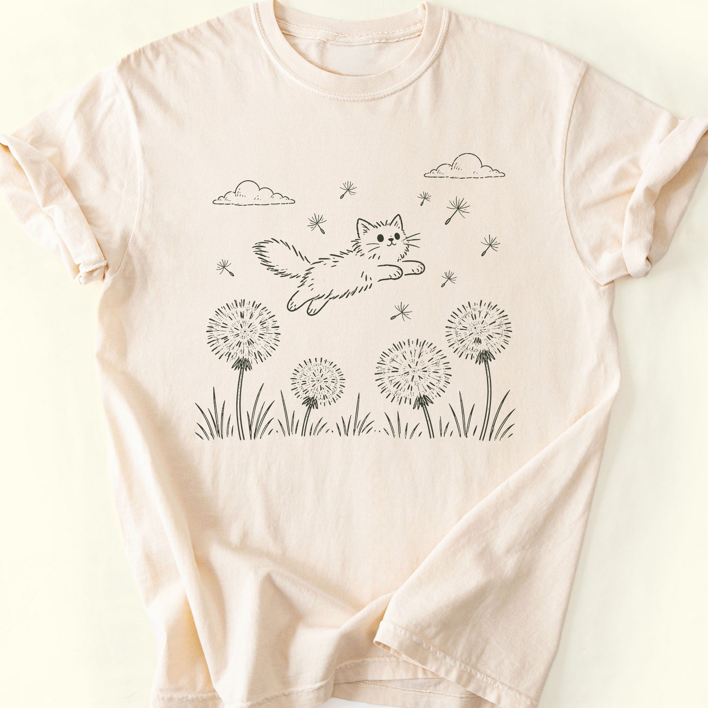 Dandelion Dream T-Shirt — Ivory