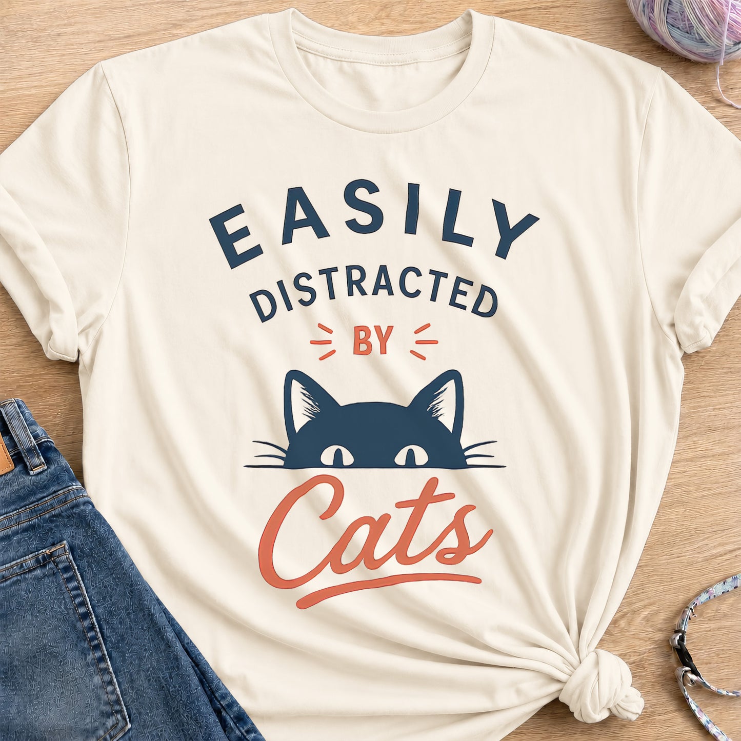 Distraction T-Shirt — Natural