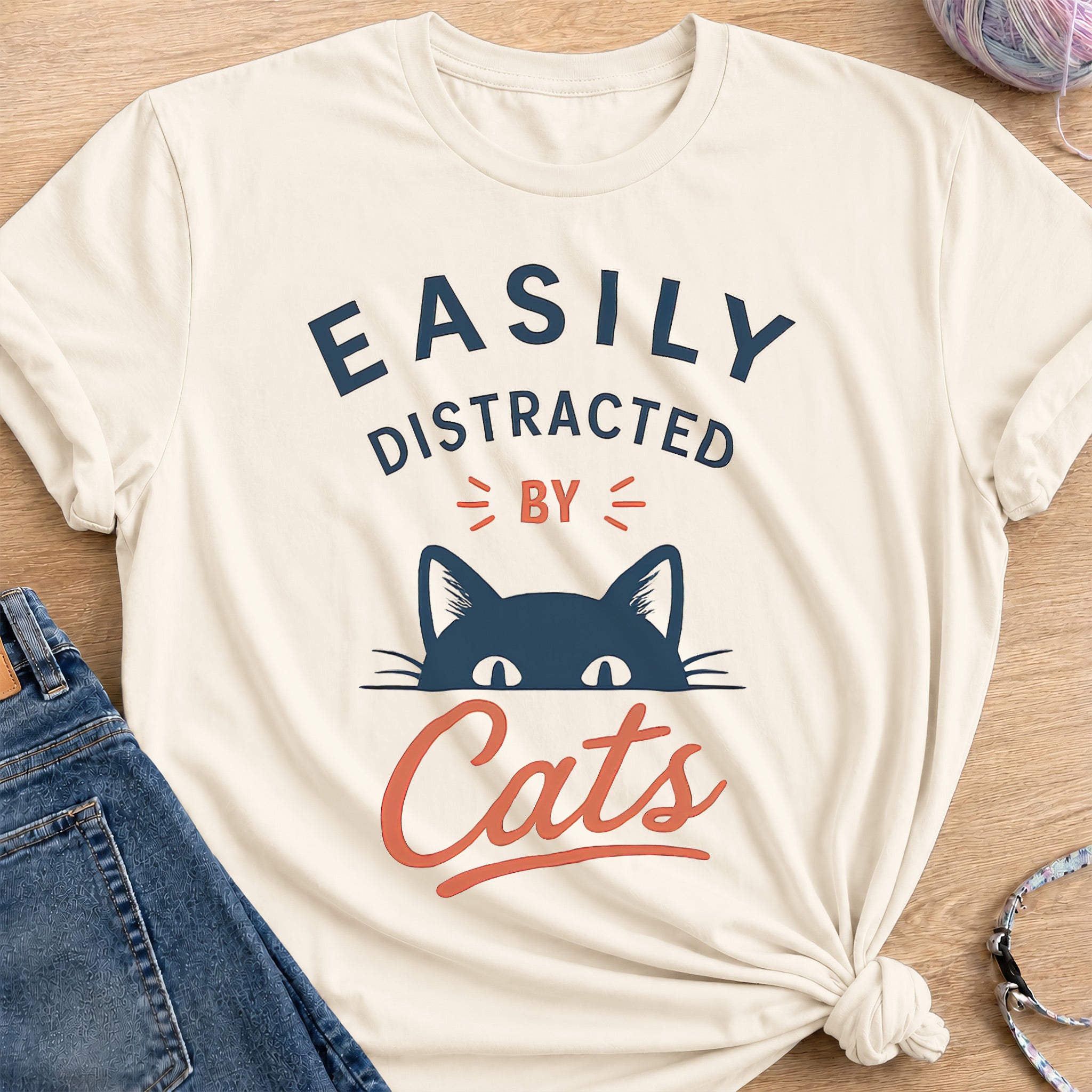 Distraction T-Shirt — Natural
