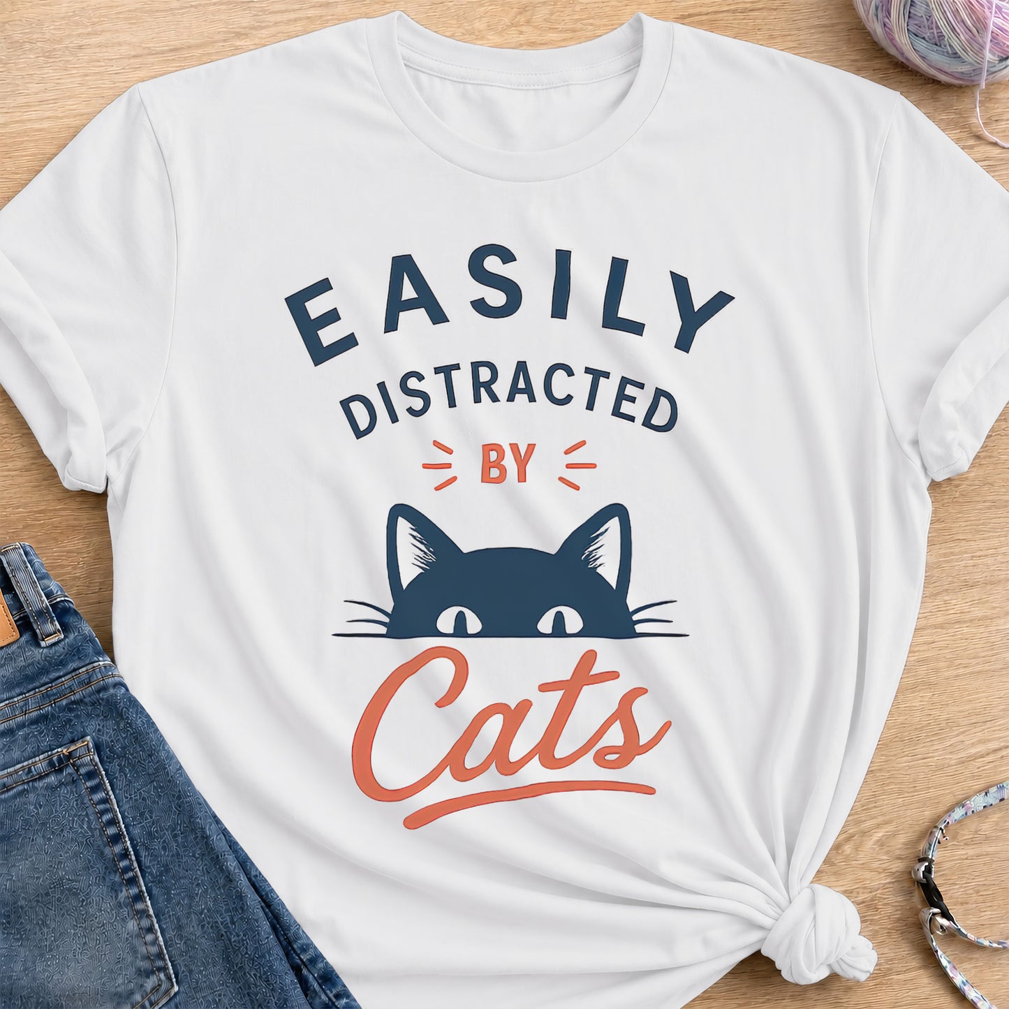 Distraction T-Shirt — White