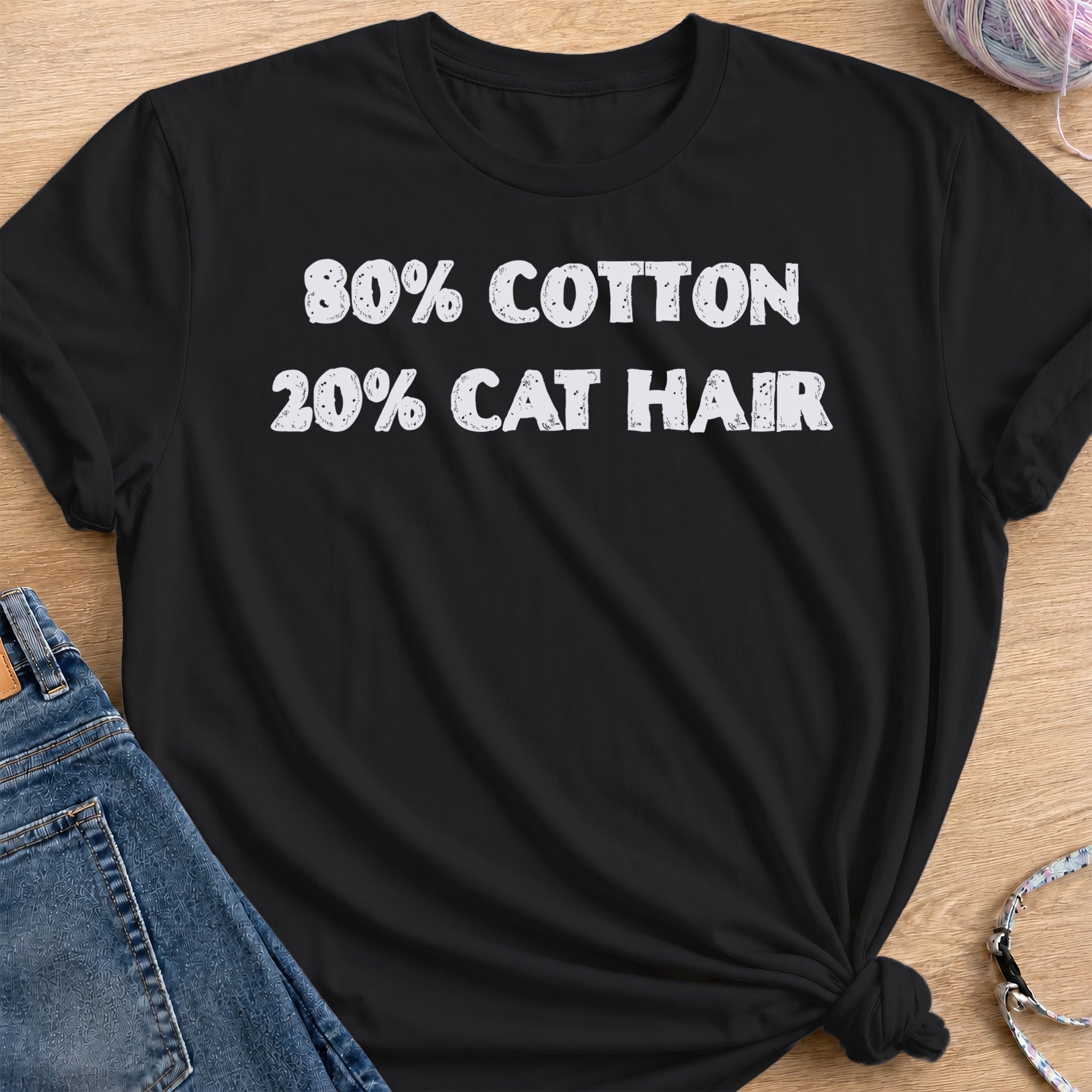 Fabric Ratio T-Shirt — Black