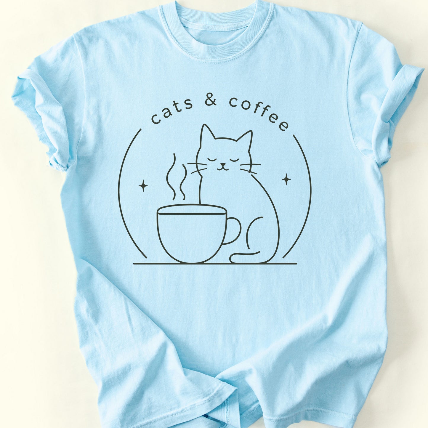 Morning Coffee T-Shirt — Chambray