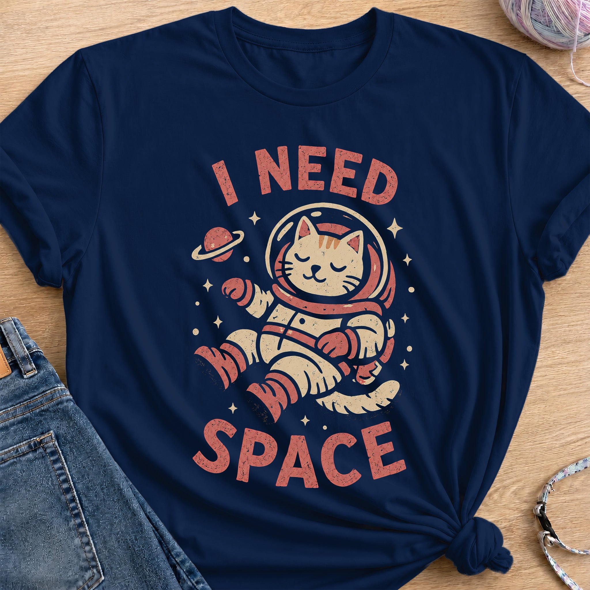 I Need Space T-Shirt — Navy