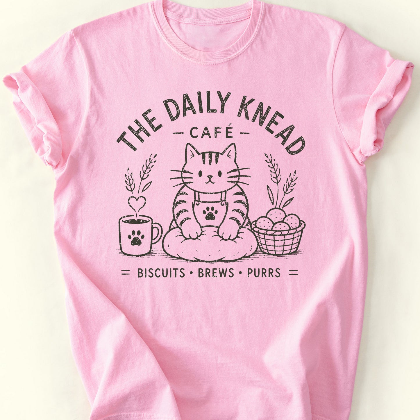 Knead Cafe T-Shirt — Blossom