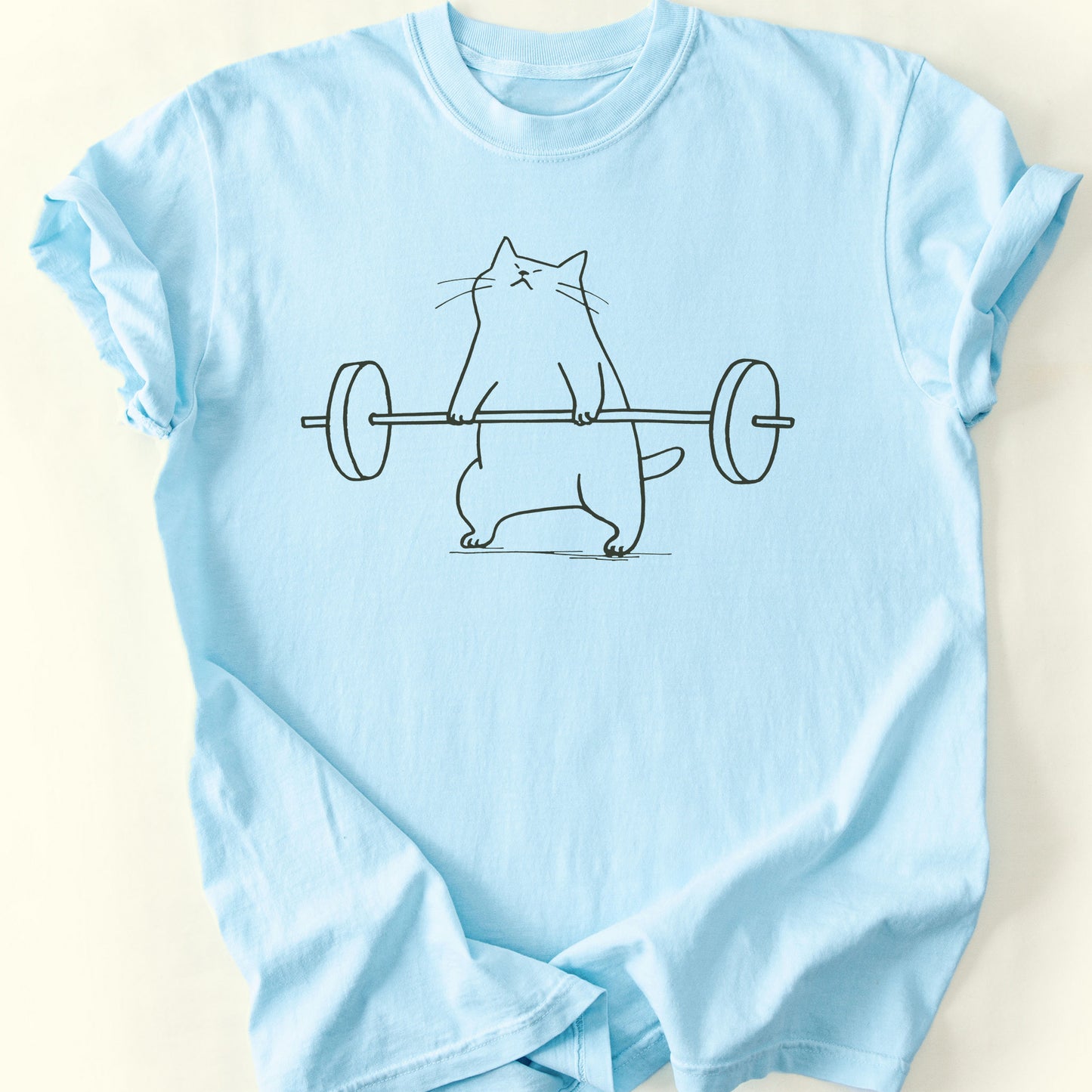 Lifting T-Shirt — Chambray