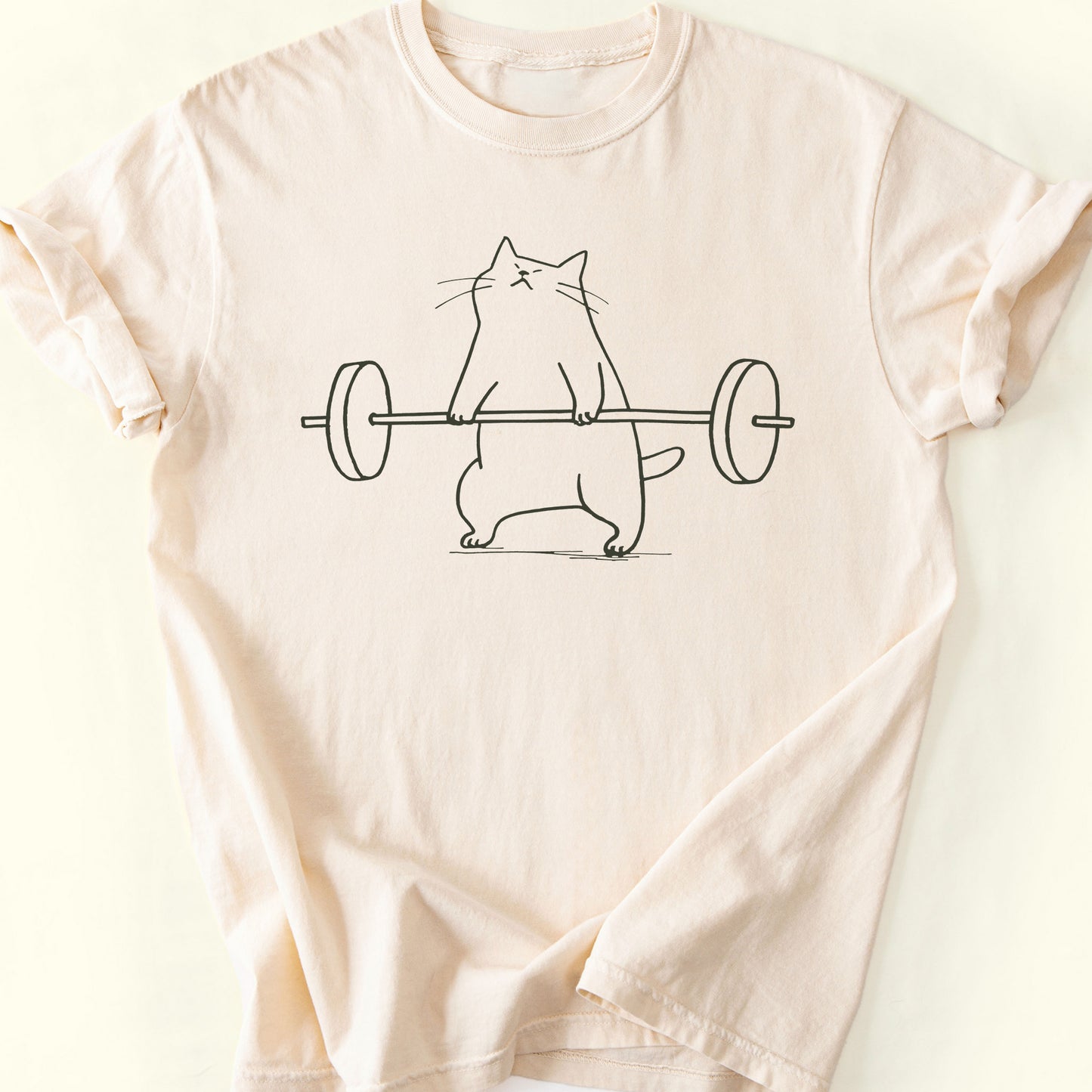 Lifting T-Shirt — Ivory