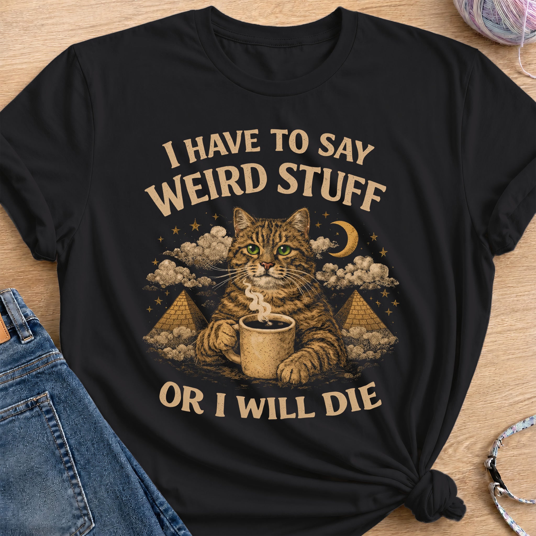 Weird Stuff T-Shirt — Black