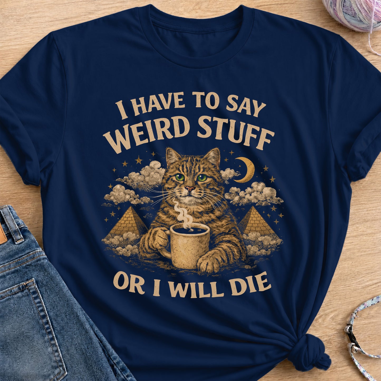 Weird Stuff T-Shirt — Navy