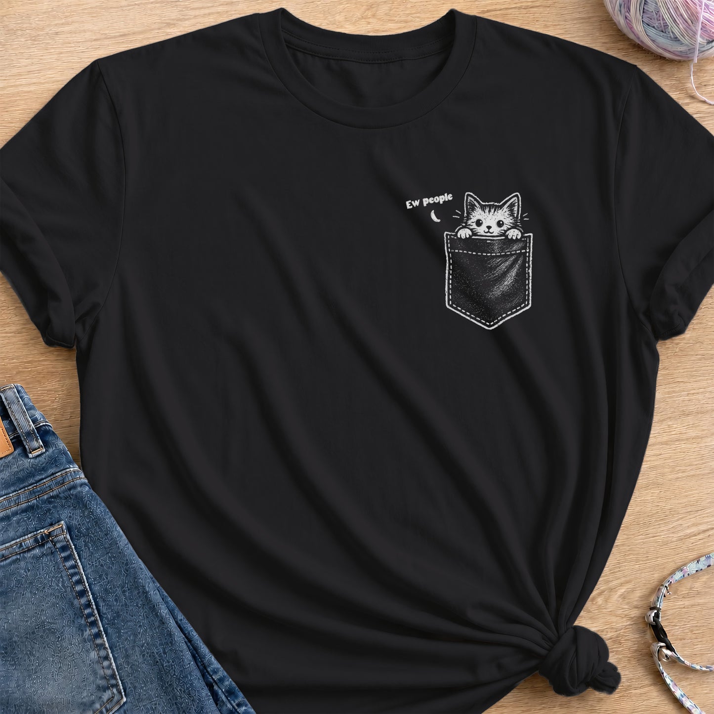 Ew People T-Shirt — Black