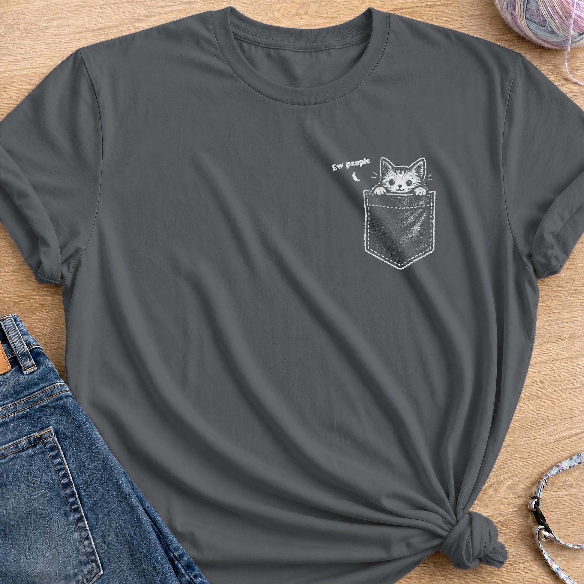 Ew People T-Shirt — Charcoal