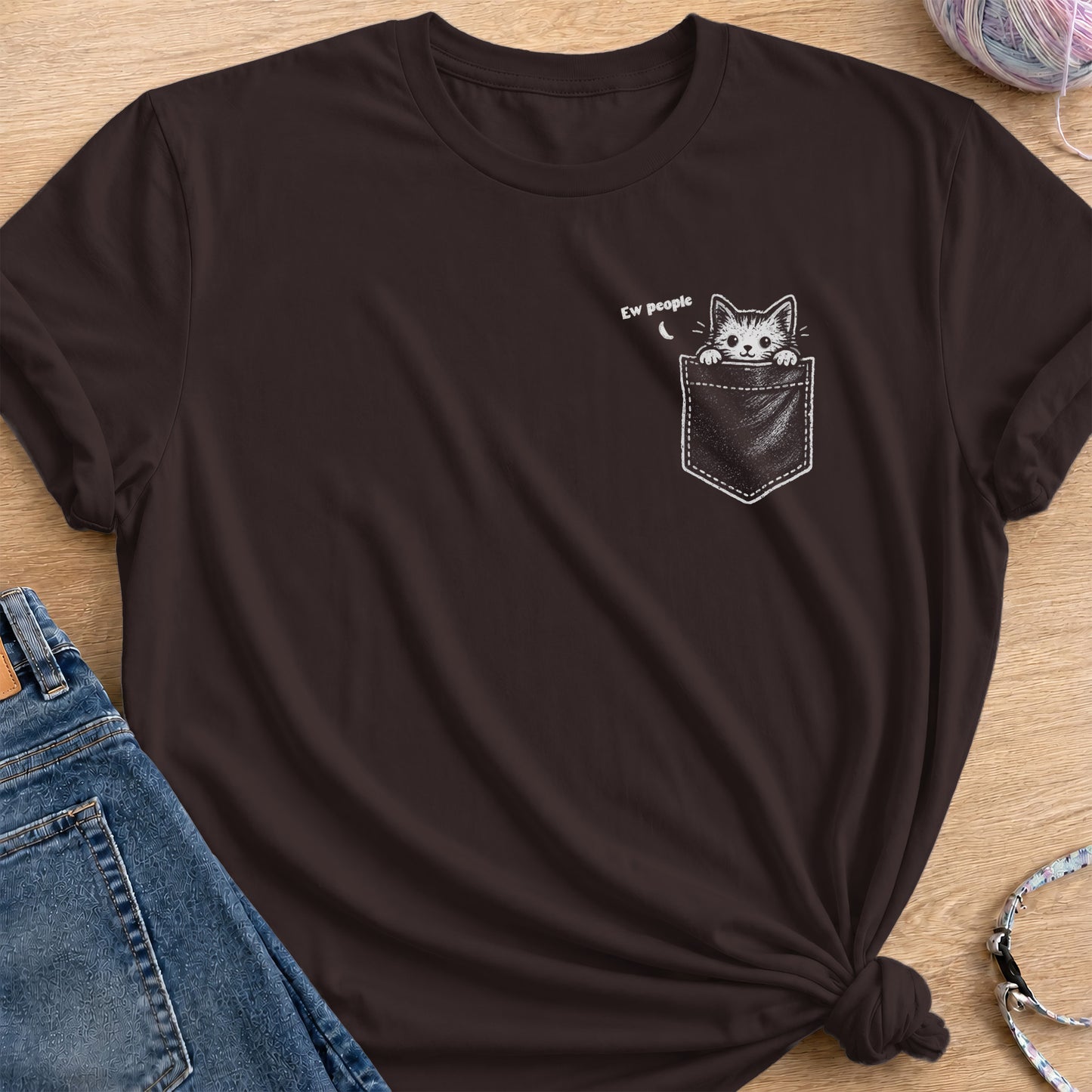 Ew People T-Shirt — Dark Chocolate