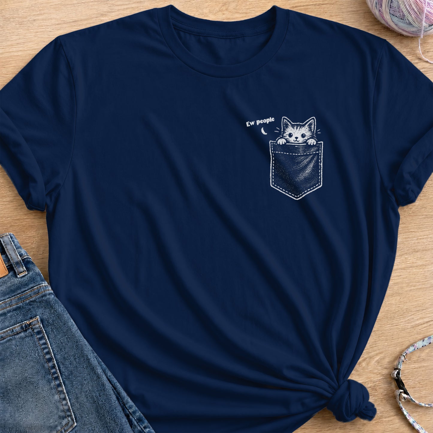 Ew People T-Shirt — Navy