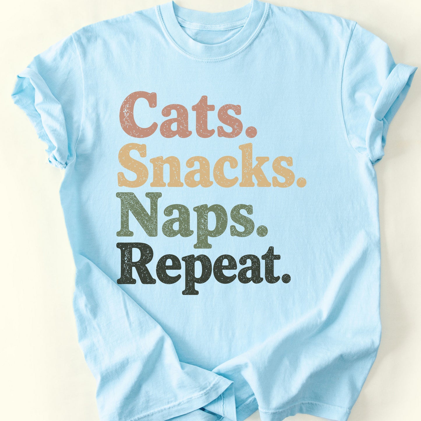 Routine T-Shirt — Chambray