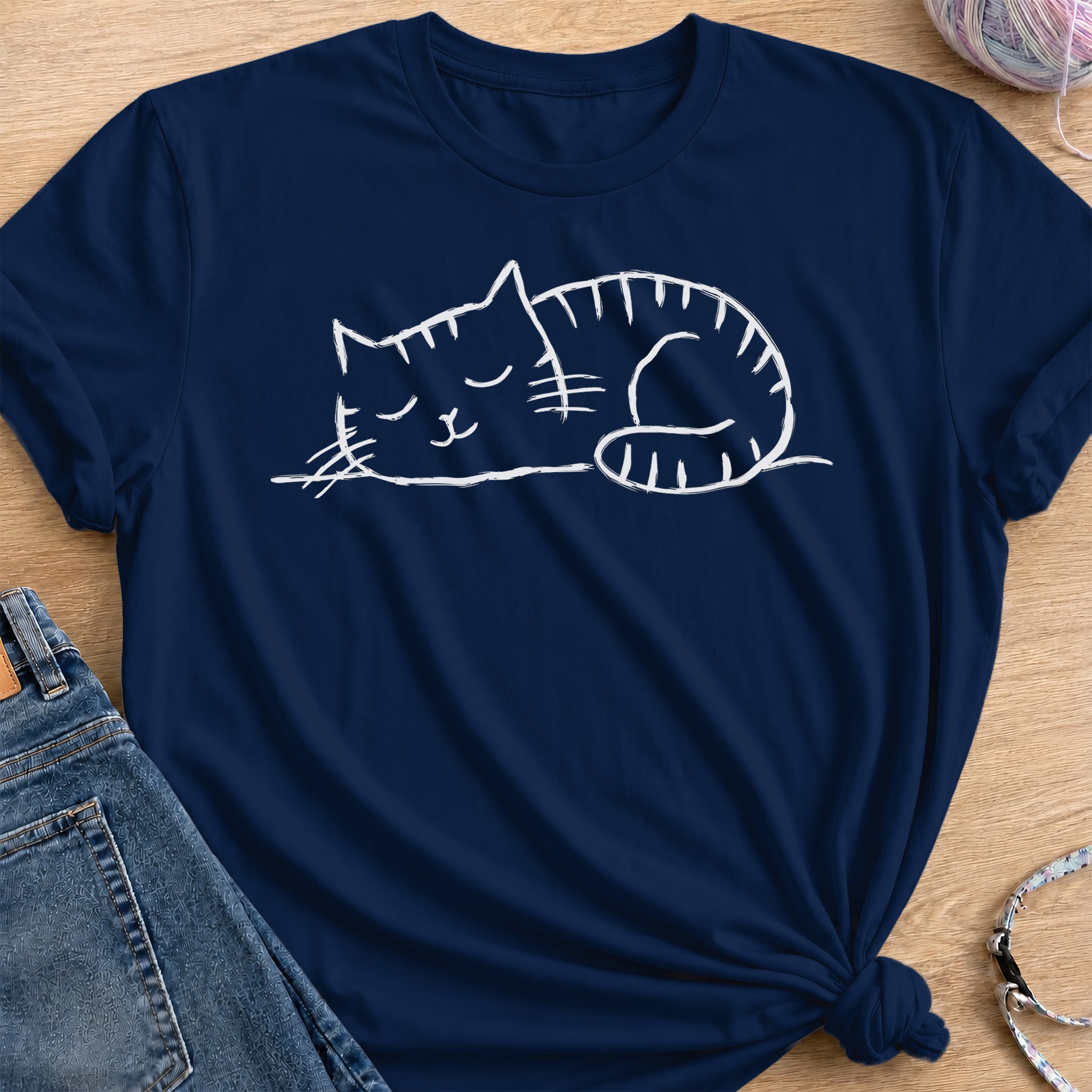 Cozy Nap T-Shirt — Navy